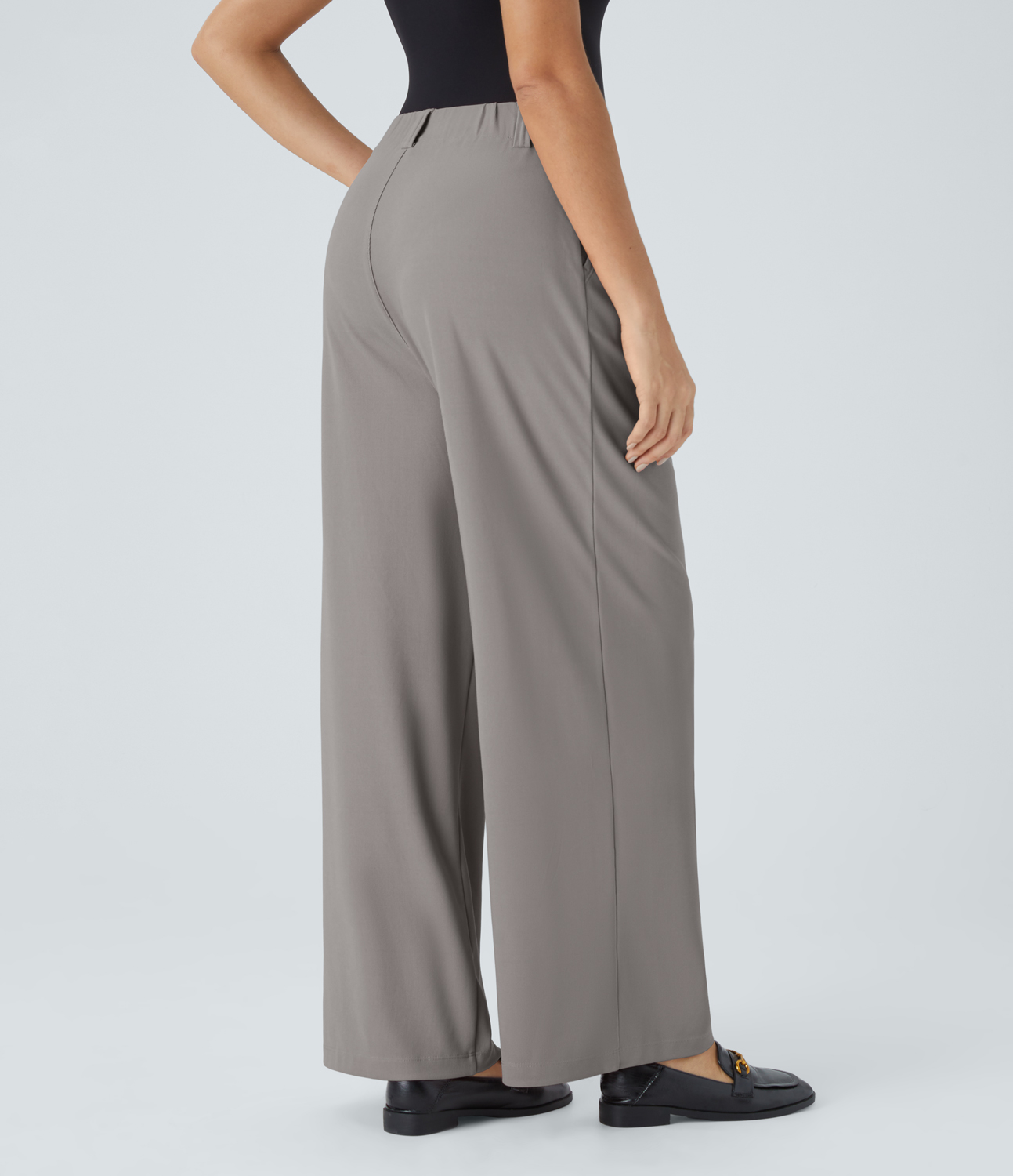 Halara High Waisted Plicated Side Pocket Wide Leg Micro Waffle Work Pants - Satellite - sweatpants jogger pants
Halara High Waisted Plicated Side Pocket Wide Leg Micro Waffle Work Pants - Satellite - sweatpants jogger pants