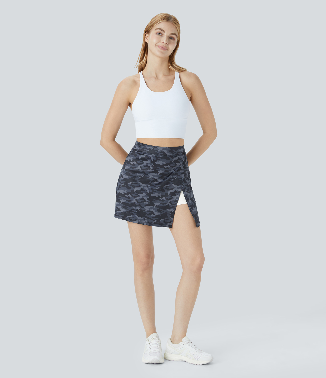 Halara High Waisted Split 2-in-1 Side Pocket Camo Print Mini Pickleball Skirt - Dark Gray Camo - midi skirt a line skirt
Halara High Waisted Split 2-in-1 Side Pocket Camo Print Mini Pickleball Skirt - Dark Gray Camo - midi skirt a line skirt