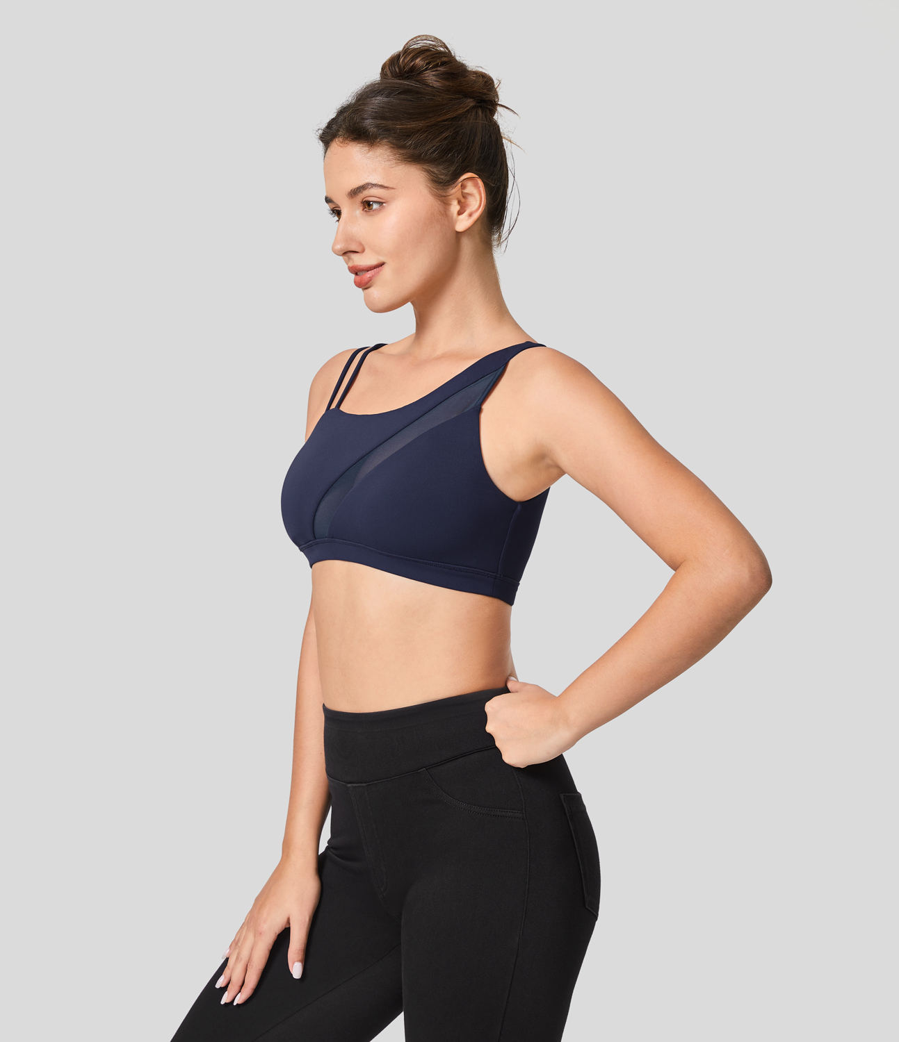 Halara Softlyzeroв„ў Low Support Asymmetric Strap Contrast Mesh Backless Yoga Sports Bra-UPF50+ - Peacoat - push up bra strapless bra
Halara Softlyzeroв„ў Low Support Asymmetric Strap Contrast Mesh Backless Yoga Sports Bra-UPF50+ - Peacoat - push up bra strapless bra