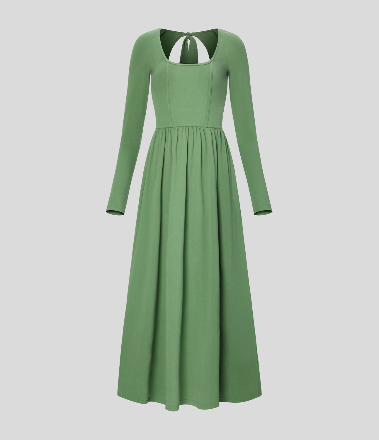 Halara U Neck Backless Tie Back Long Sleeve Plicated Maxi Casual Cotton Dress Casual Dress - Jadesheen - slip dress beach dress
Halara U Neck Backless Tie Back Long Sleeve Plicated Maxi Casual Cotton Dress Casual Dress - Jadesheen - slip dress beach dress
