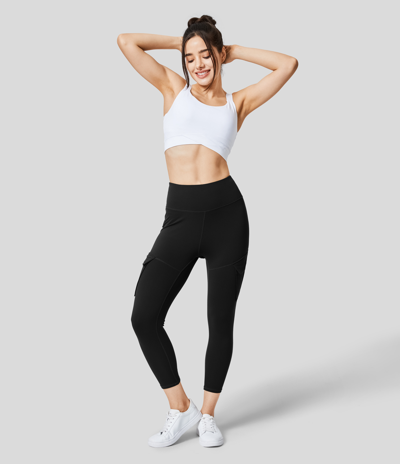 Halara High Waisted Cargo Pocket Capri Yoga Leggings - Black - gym leggings leggings with pockets leggings with butt lift
Halara High Waisted Cargo Pocket Capri Yoga Leggings - Black - gym leggings leggings with pockets leggings with butt lift