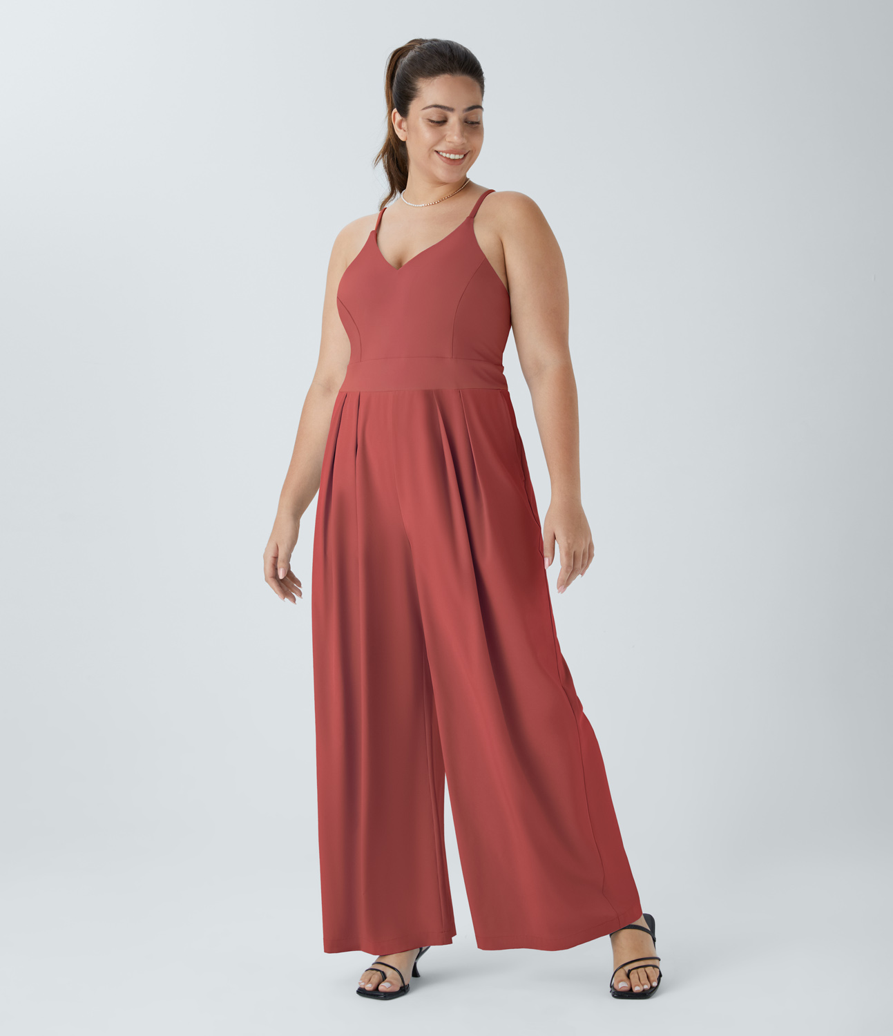 Halara Breezefulв„ў Backless Side Invisible Zipper Pocket Wide Leg Quick Dry Resort Slip Plus Size Jumpsuit - Kapok Red
Halara Breezefulв„ў Backless Side Invisible Zipper Pocket Wide Leg Quick Dry Resort Slip Plus Size Jumpsuit - Kapok Red