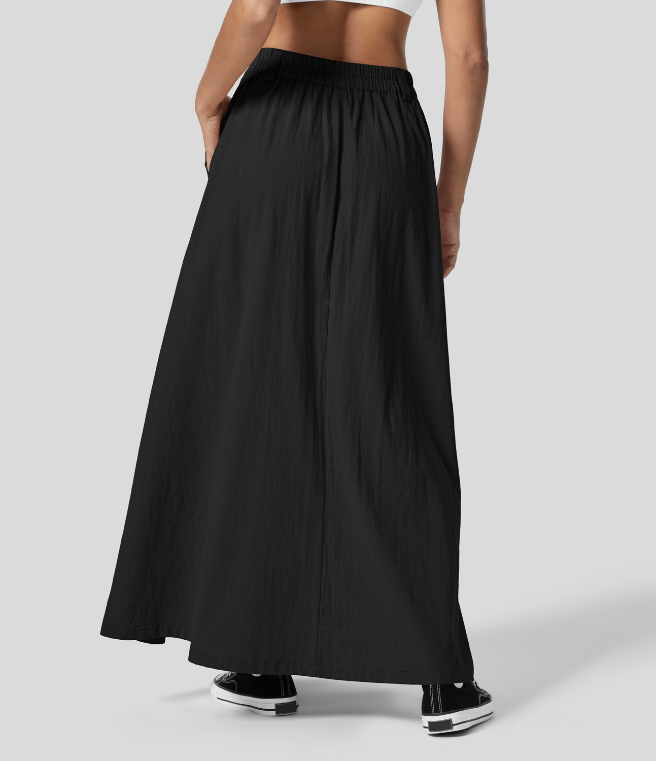 Halara High Waisted Plicated Side Pocket Maxi A Line Casual Linen-Feel Skirt - Black
Halara High Waisted Plicated Side Pocket Maxi A Line Casual Linen-Feel Skirt - Black