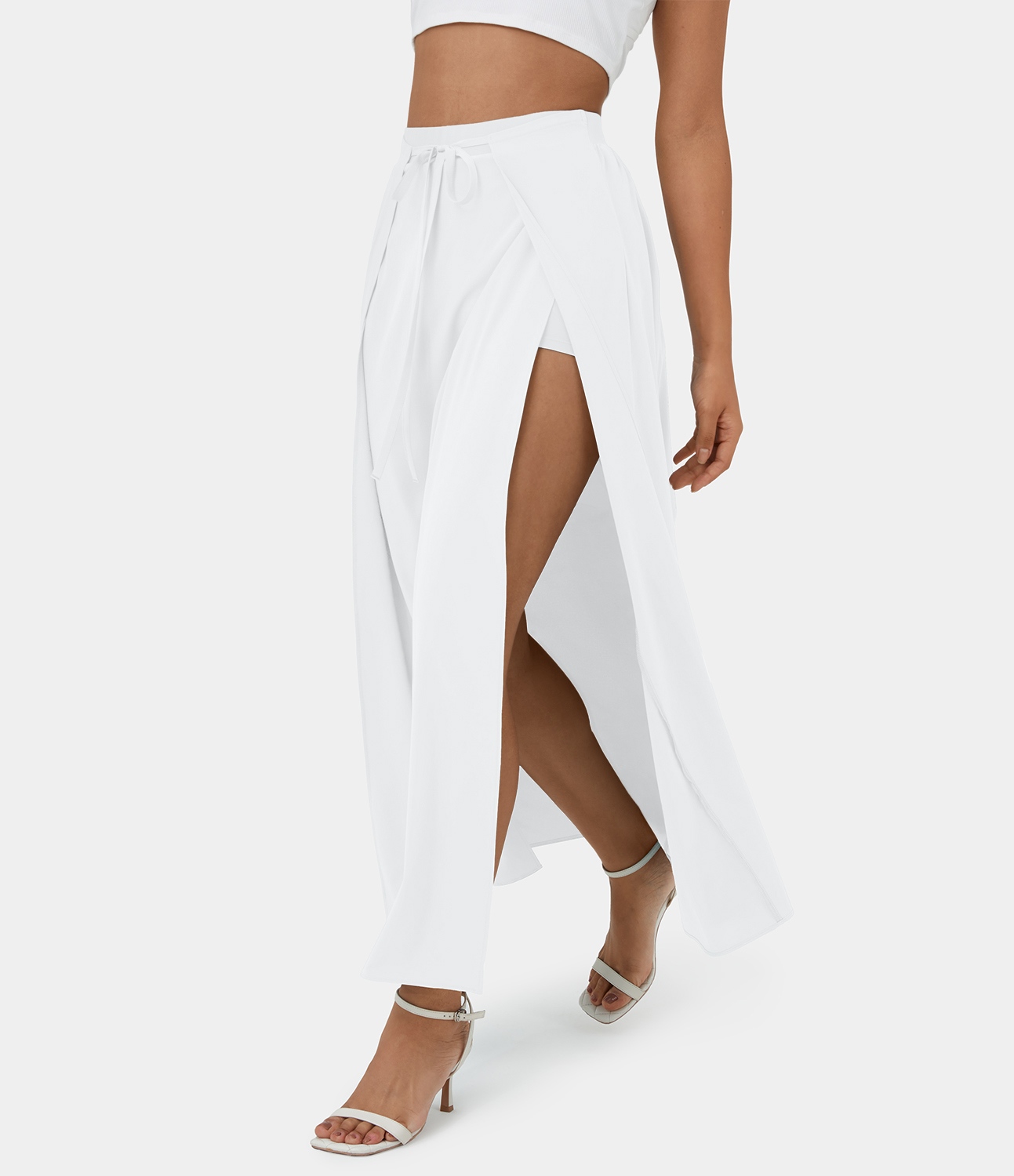 Halara Breezefulв„ў High Waisted Tie Front Plicated Split Flowy 2-in-1 Maxi Quick Dry Casual Skirt - White
Halara Breezefulв„ў High Waisted Tie Front Plicated Split Flowy 2-in-1 Maxi Quick Dry Casual Skirt - White