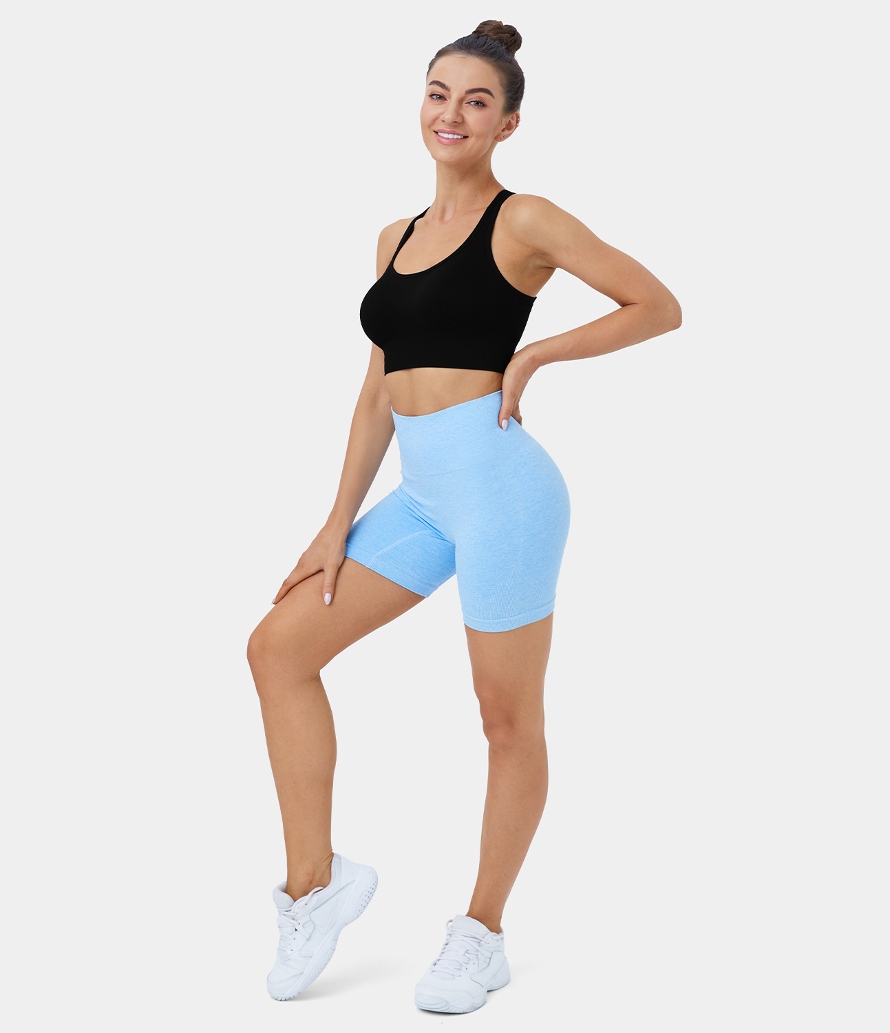 Halara Seamless Flow Racerback Cut Out Adjustable Cropped Yoga Tank Top(Recommend sizing up) Tank Top - Black - golf tops halter top
Halara Seamless Flow Racerback Cut Out Adjustable Cropped Yoga Tank Top(Recommend sizing up) Tank Top - Black - golf tops halter top