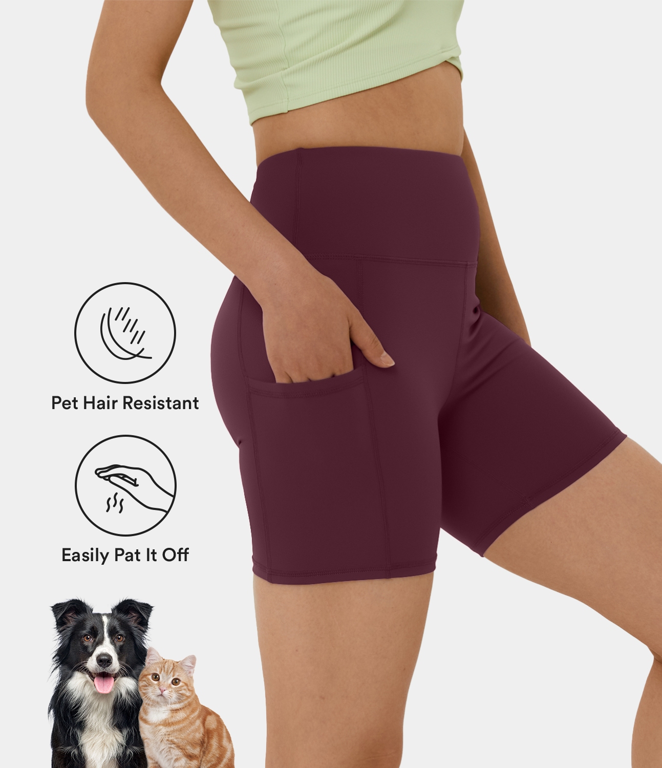 Halara PatitoffВ® Pet Hair Resistant High Waisted Side Pocket Biker Shorts 5'' - Red Mahogany - biker shorts women black biker shorts
Halara PatitoffВ® Pet Hair Resistant High Waisted Side Pocket Biker Shorts 5'' - Red Mahogany - biker shorts women black biker shorts