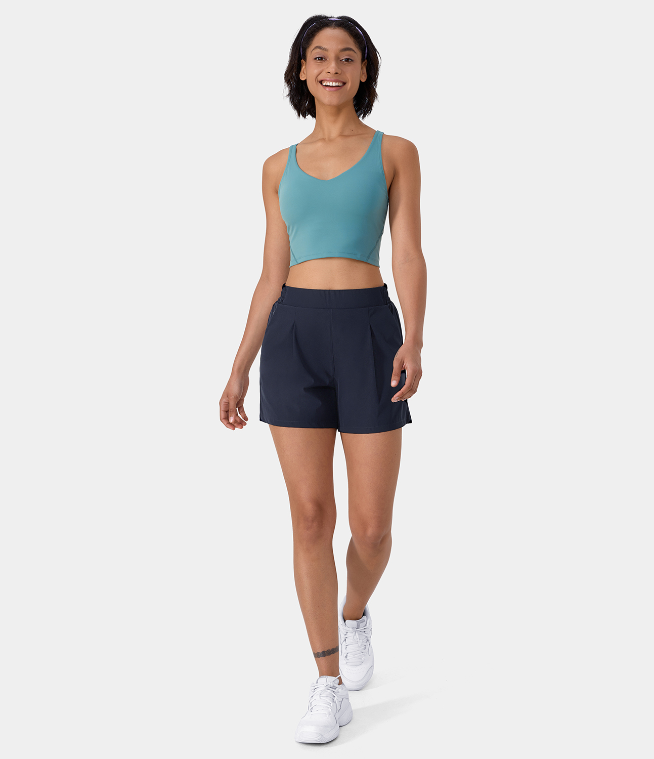 Halara High Waisted Side Pocket Plus Back Pocket Commute Shorts 4" - Patriot Blue
Halara High Waisted Side Pocket Plus Back Pocket Commute Shorts 4" - Patriot Blue