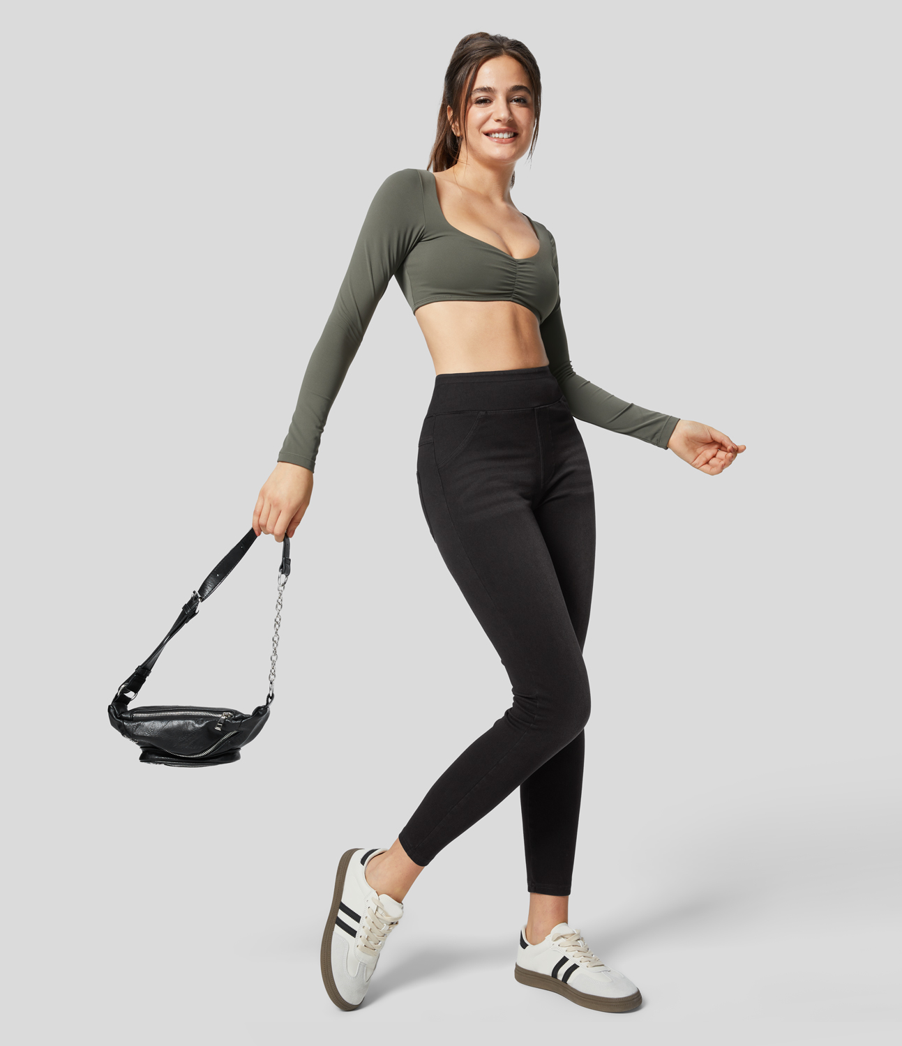 Halara HalaraMagicв„ў High Waisted Back Pocket Stretchy Knit Denim 7/8 Casual Leggings - Sooting Denim
Halara HalaraMagicв„ў High Waisted Back Pocket Stretchy Knit Denim 7/8 Casual Leggings - Sooting Denim