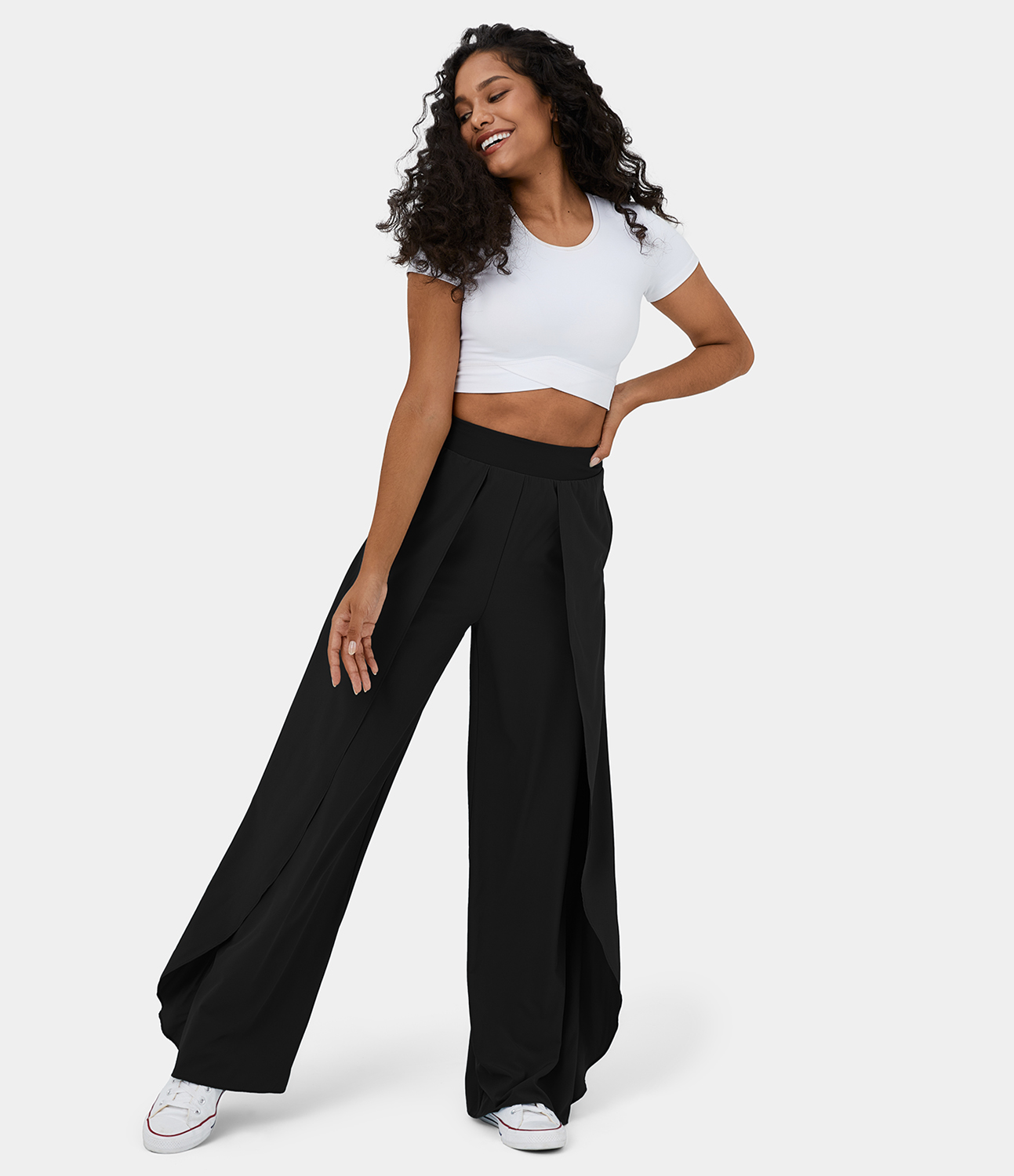 Halara Breezefulв„ў High Waisted Side Pocket Ruffle Wide Leg Flowy Quick Dry Casual Pants - Black
Halara Breezefulв„ў High Waisted Side Pocket Ruffle Wide Leg Flowy Quick Dry Casual Pants - Black