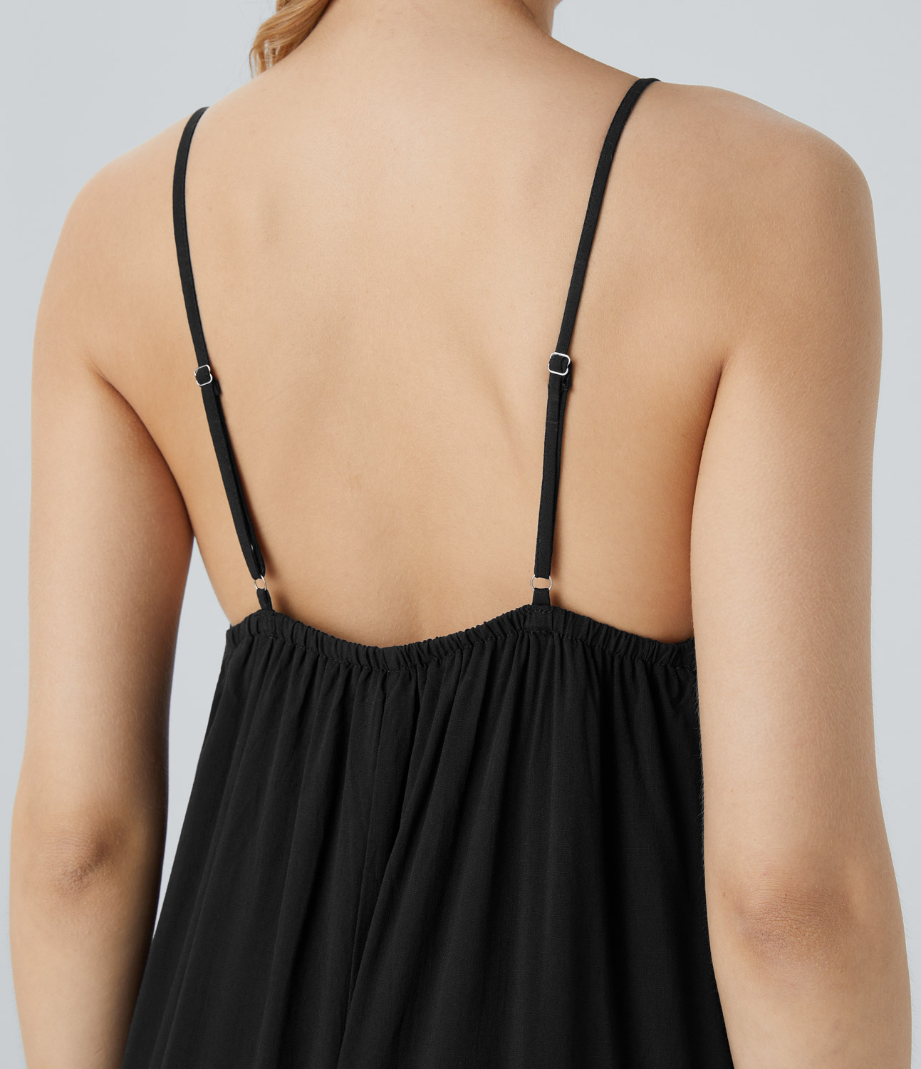 Halara Adjustable Strap Backless Side Pocket Wide Leg Casual Jumpsuit - Black
Halara Adjustable Strap Backless Side Pocket Wide Leg Casual Jumpsuit - Black