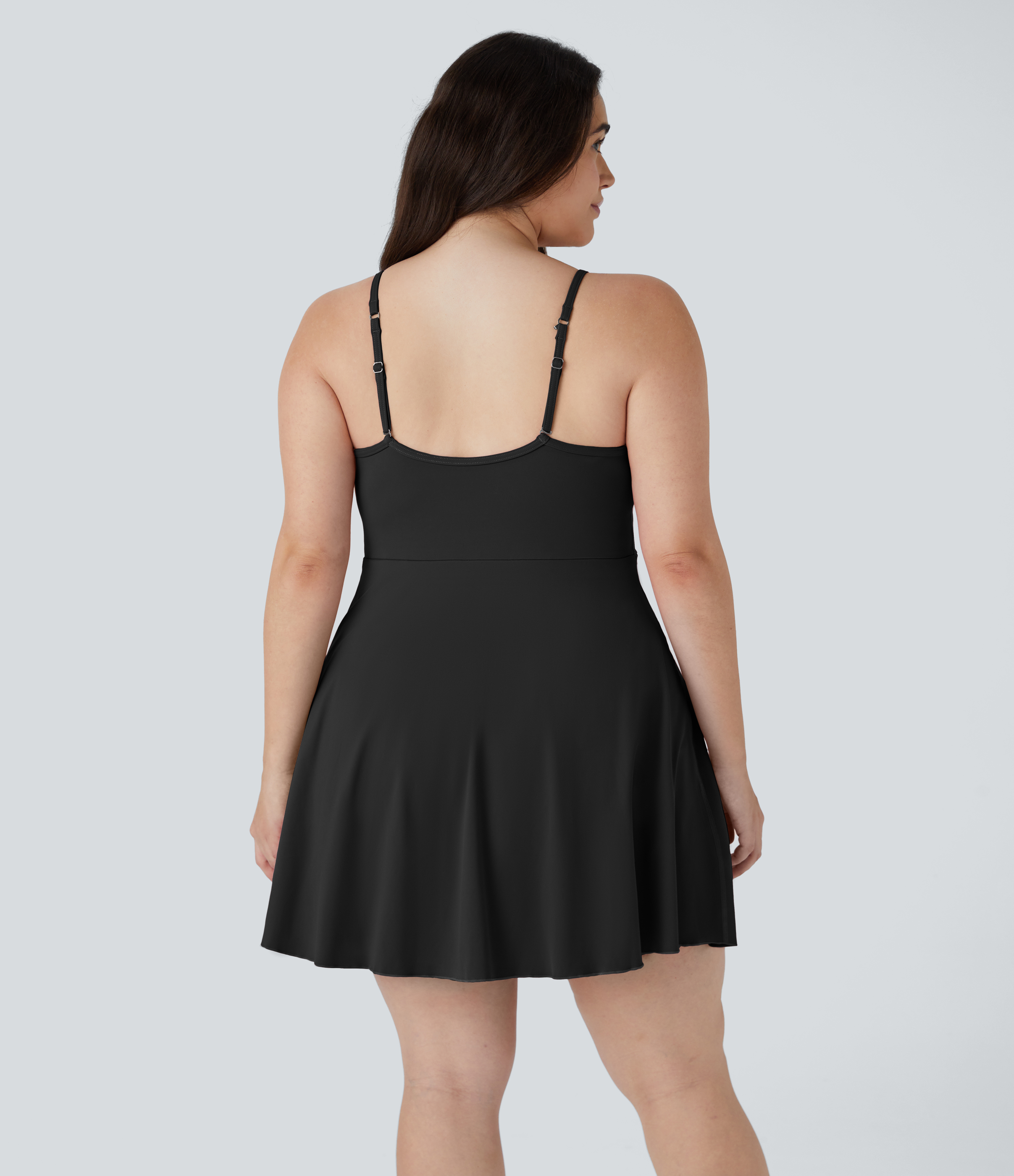 Halara Everyday Cloudfulв„ў Fabric Padded Pocket 2-in-1 Plus Size Activity Dress-Jubilee  - Black - 2X 