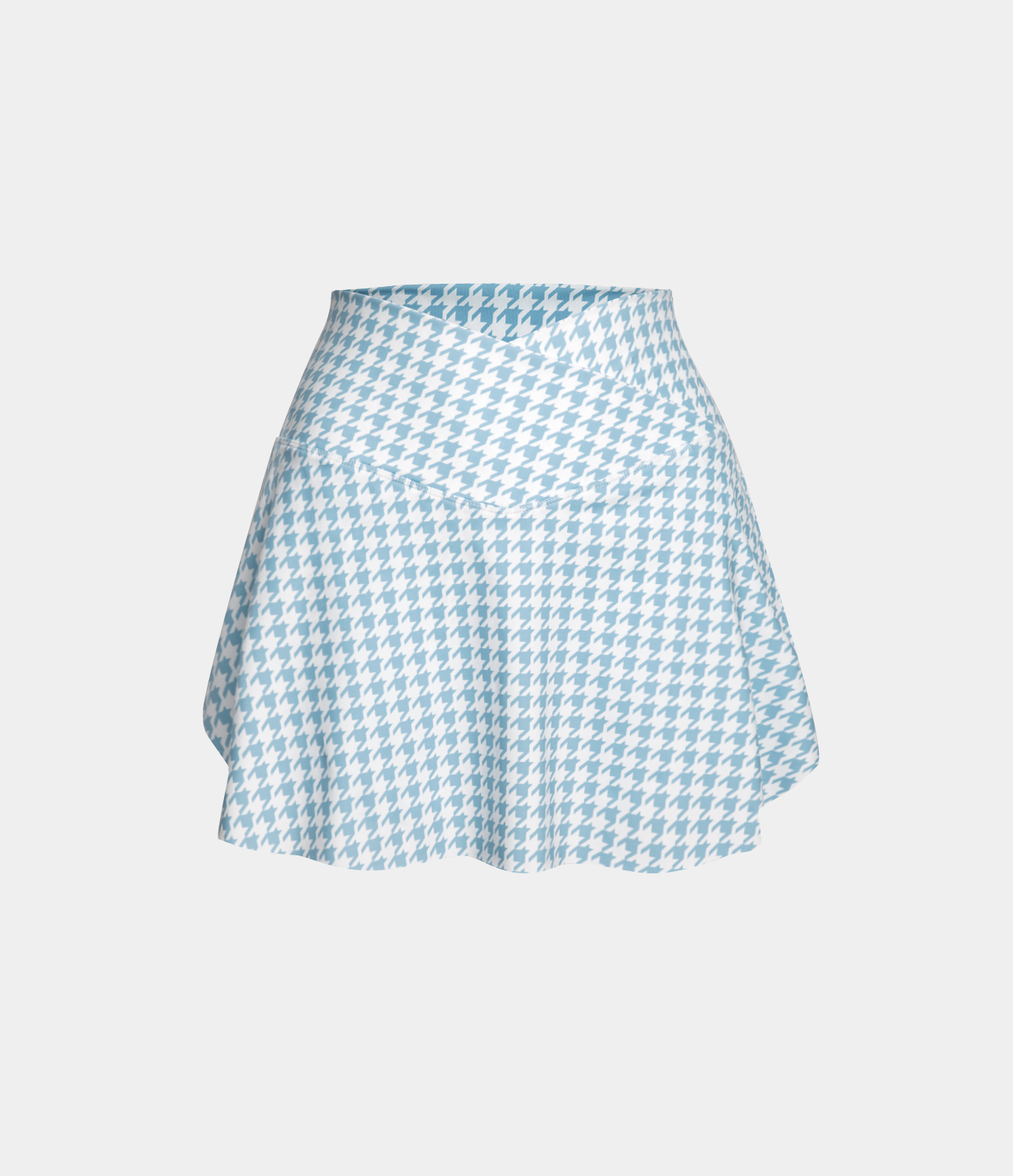 Halara Everyday Crossover Side Pocket 2-in-1 Tennis Skirt-Lucid  - Baltic Sea Houndstooth - S midi skirt a line skirt golfing skirt 