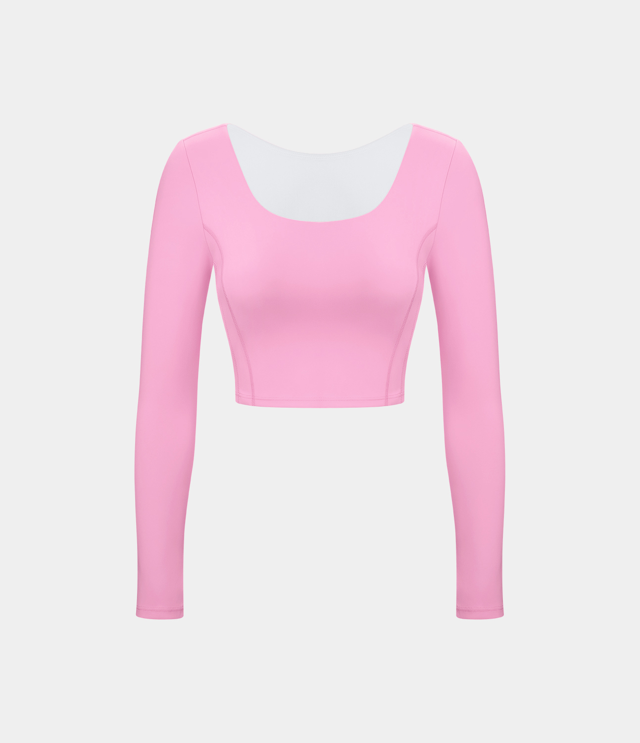 Halara Softlyzeroв„ў Plush Long Sleeve Adjustable Buckle Cropped Yoga Sports Top  - Nosegay - L 
