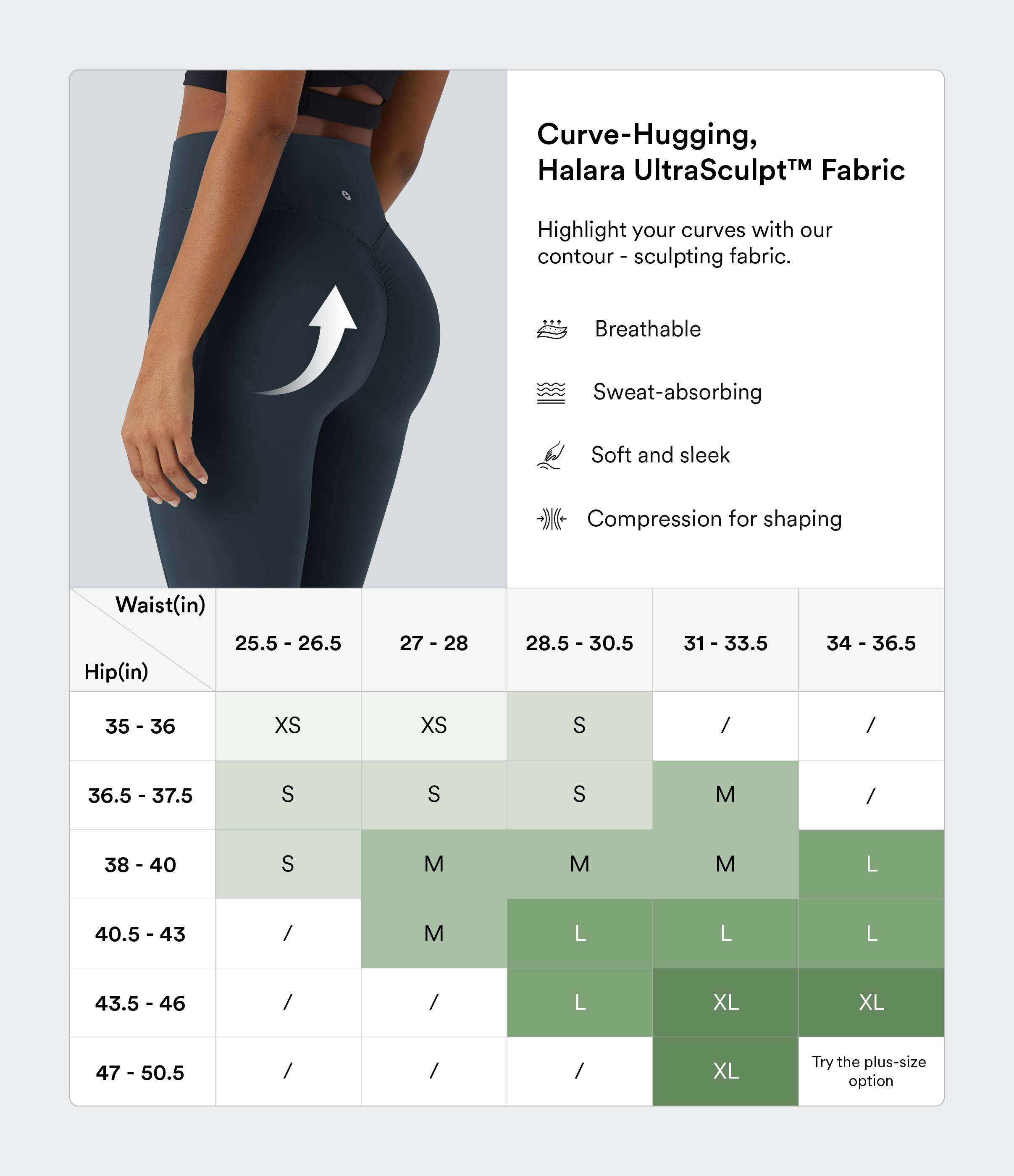 Halara SoCinched High Waisted Butt Lifting Tummy Control Side Pocket Shaping Training UltraSculpt Leggings  - Carbon - L(full_length) 