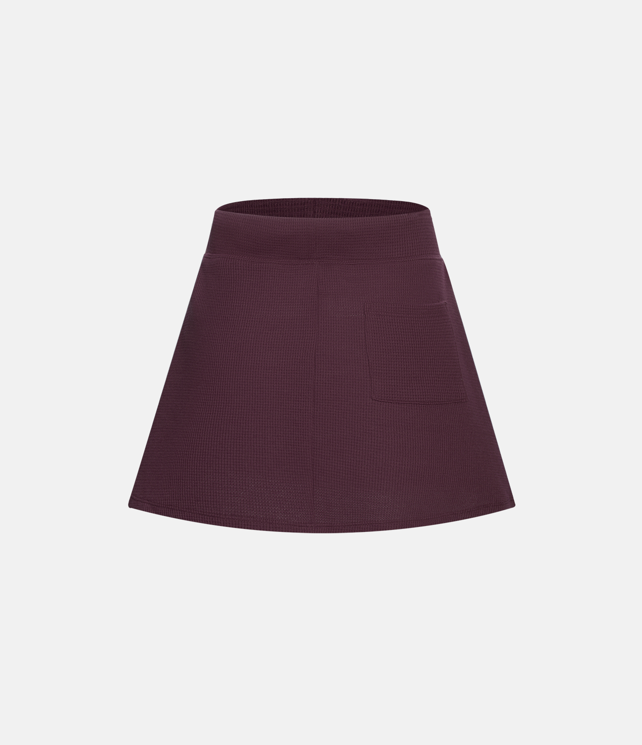 

Halara Everyday Drawstring Waffle Mini Chill Cotton Skirt-Delectable - Port Royale