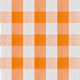 Orange White Gingham