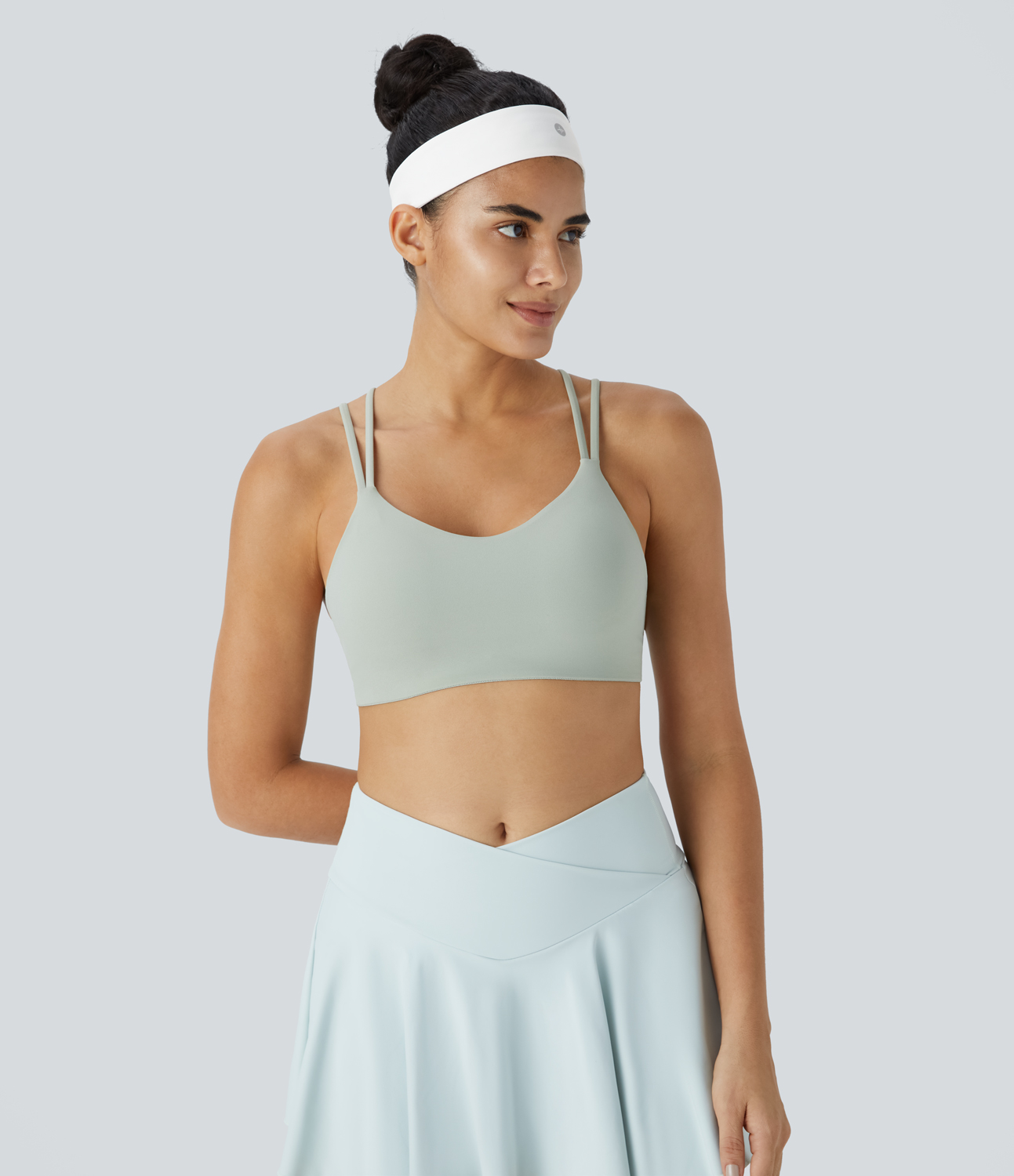 Halara SpeedWaveв„ў Plain Knit Quick Dry Pickleball Headband  - White - One Size 