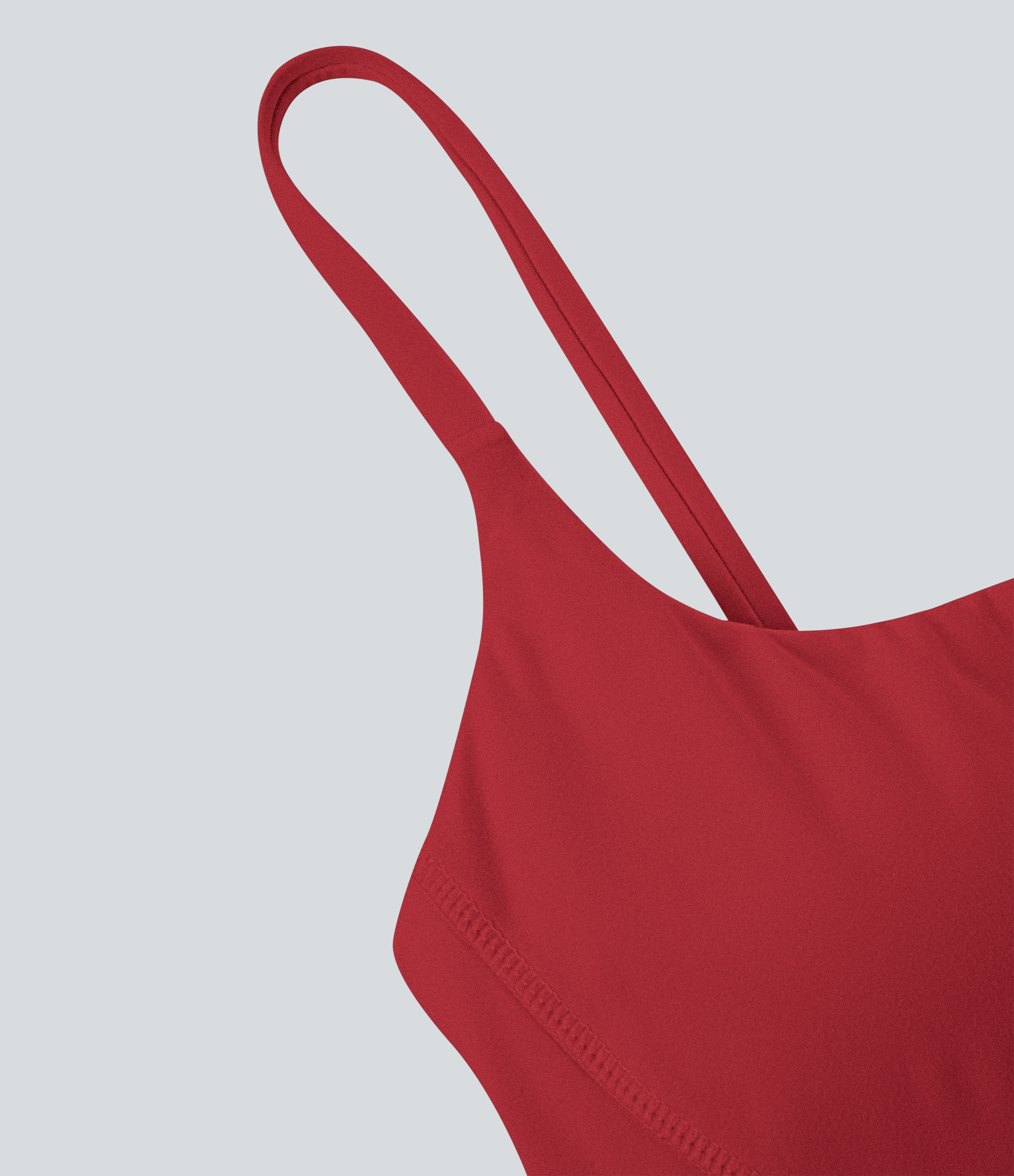 Halara Softlyzeroв„ў Plush Corset Backless 2-in-1 Pocket Flare Mini Slip Casual Dress Workout Dress - Mars Red - M 