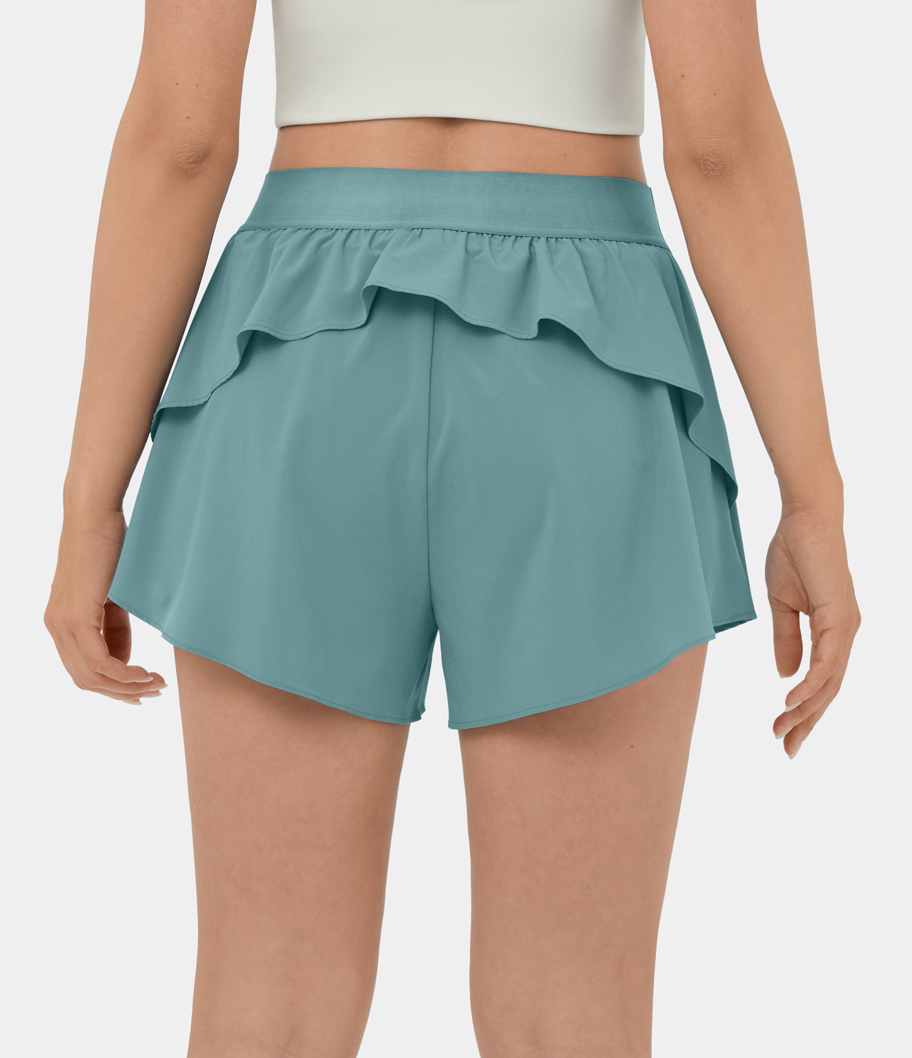 Women’s Breezeful™ High Waisted Ruffle 2in1 Side Pocket Quick Dry