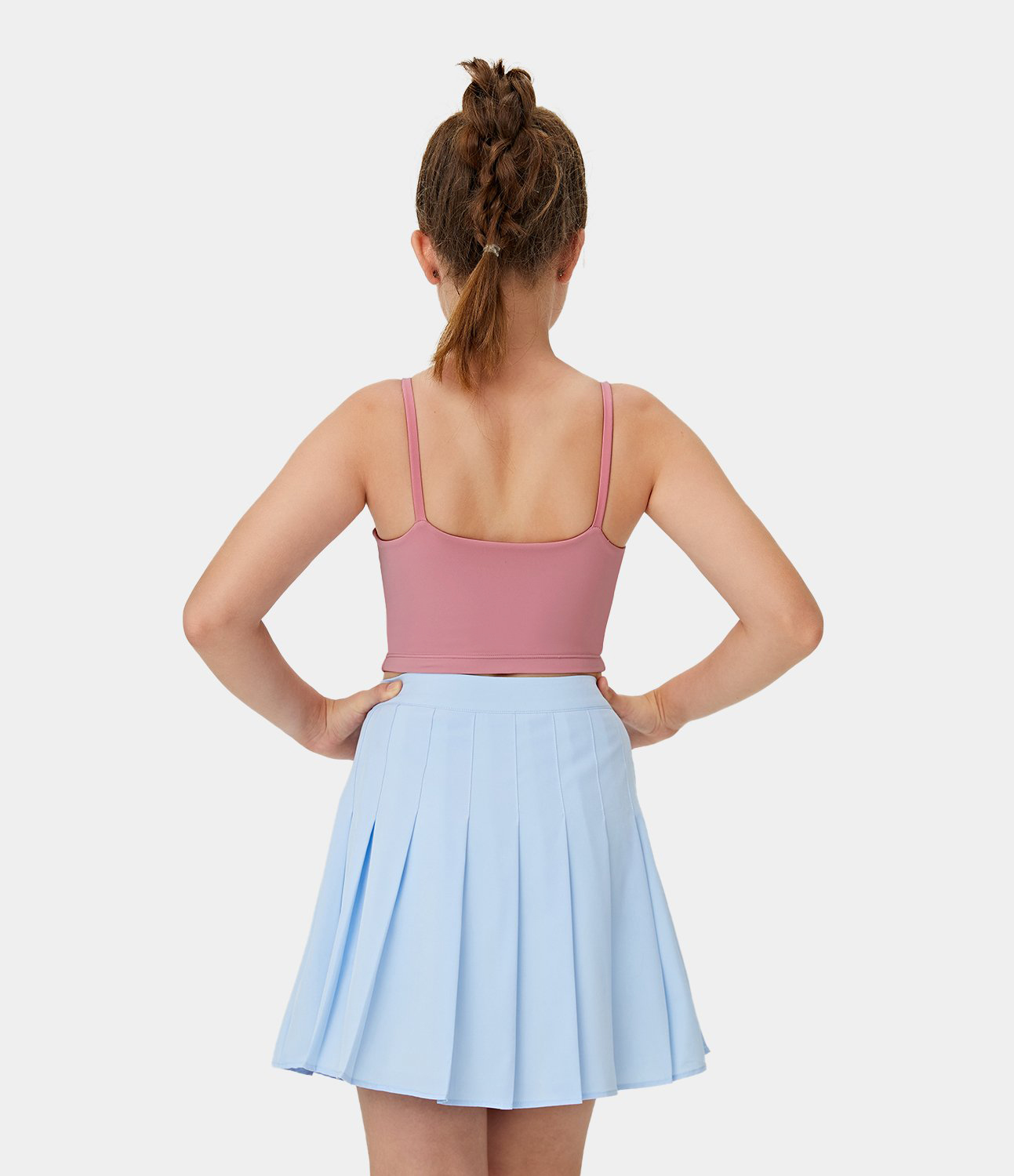 

Halara Softlyzeroв„ў Plush Backless Cropped Tank Top-Kid's - Blush