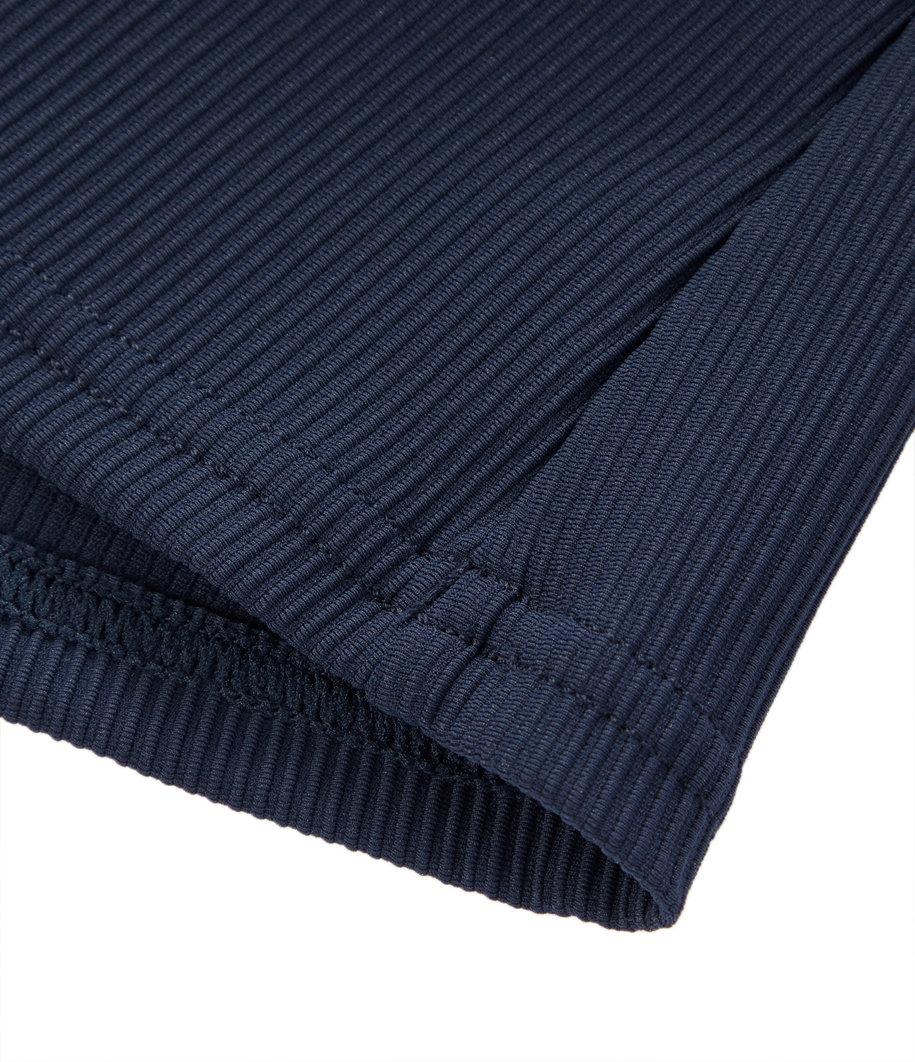 Halara Ribbed Halter Strap Thumb Hole Yoga Sports Top  - Navy Blazer - S(Long) 