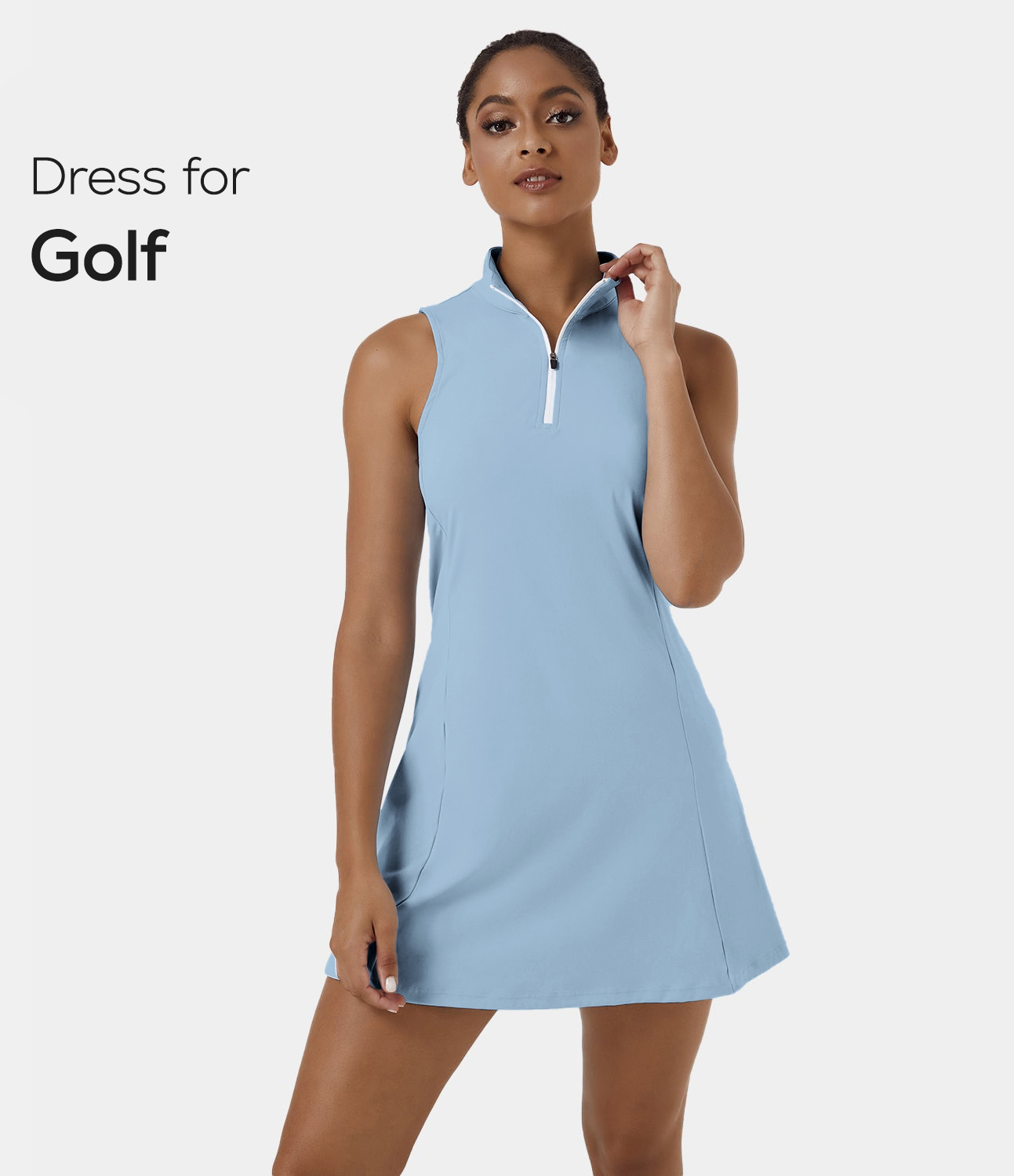 Women's In My Feels Everyday Cloudful® Air Half Zip 2Piece Set Golf DressStay Ready HALARA