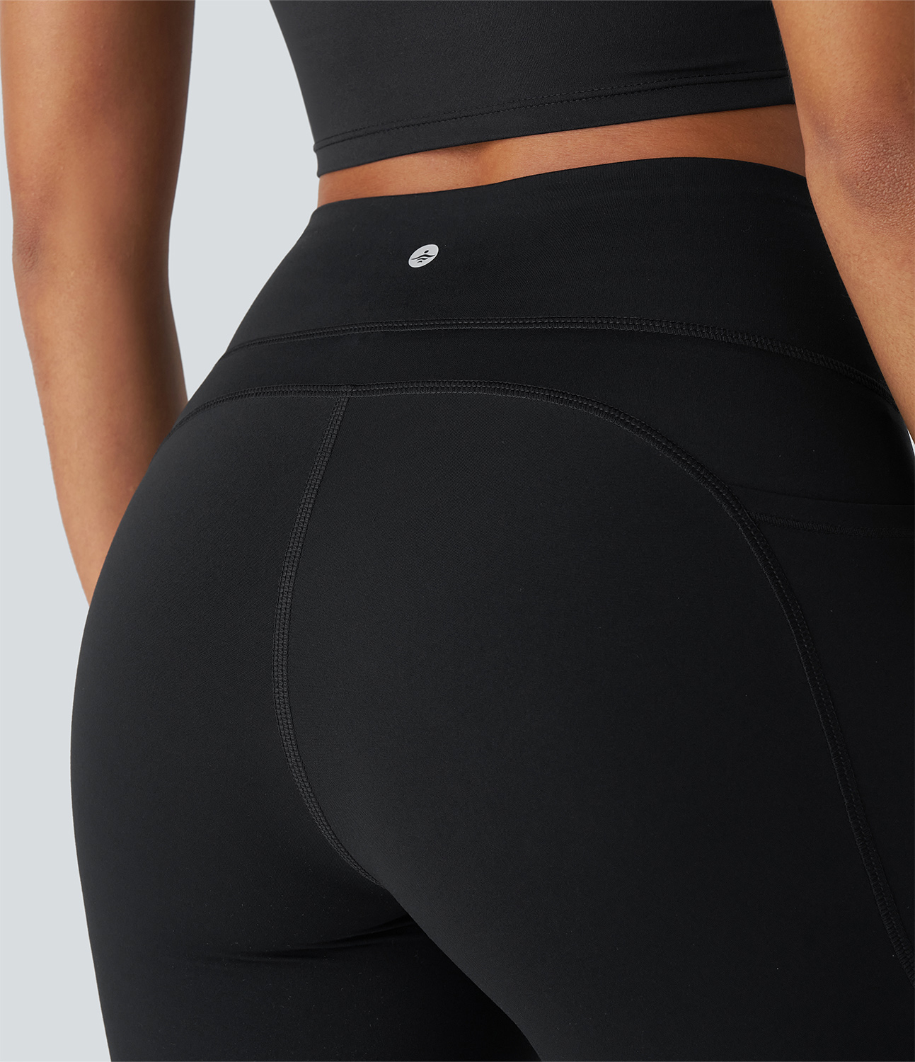 Halara Halara UltraSculptв„ў SoCinched High Waisted Tummy Control Side Pocket Training Biker Shorts 7``  - Black - XL biker shorts women 