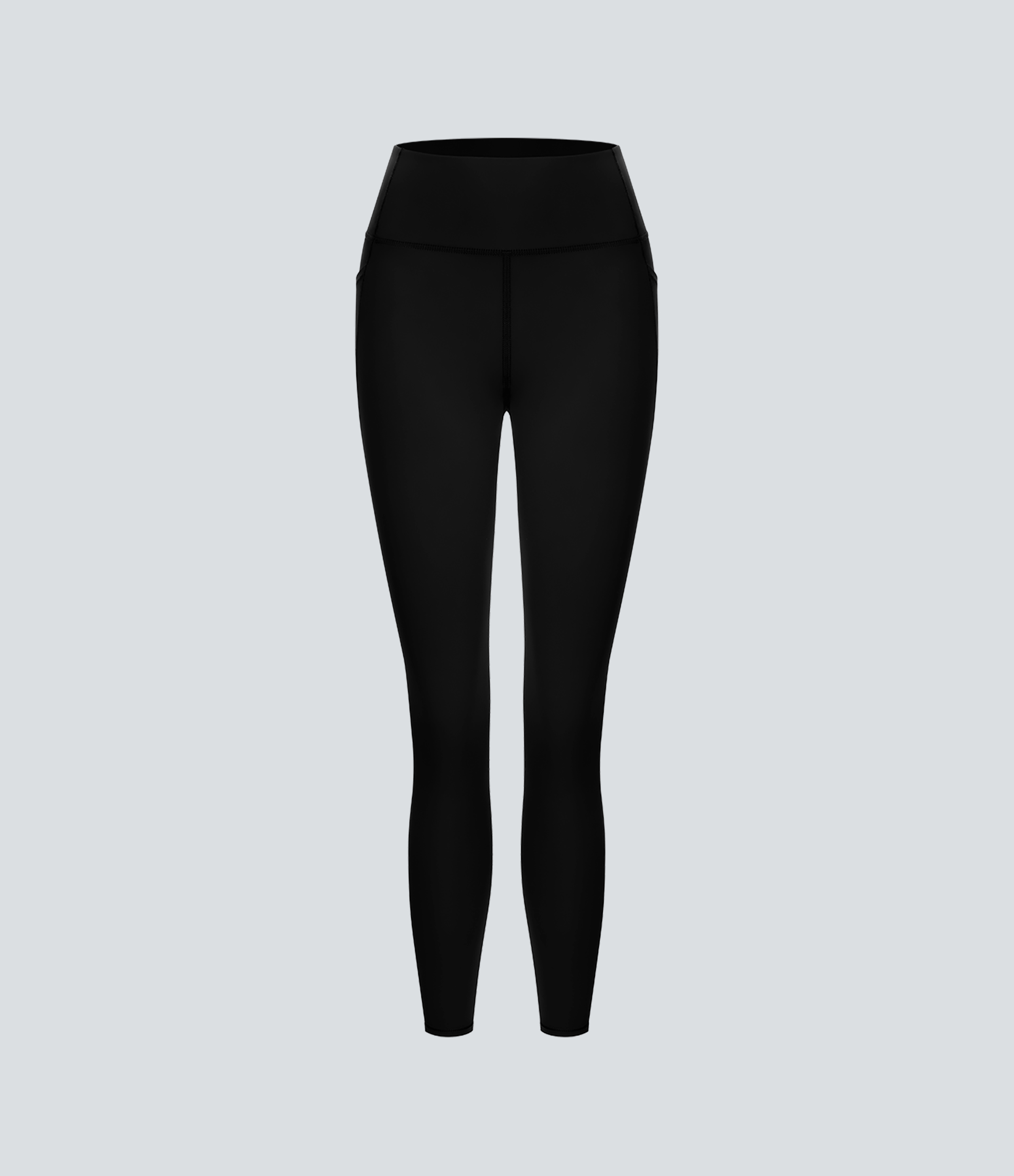 Halara UltraSculptв„ў High Waisted Side Pocket Training 7/8 Leggings  - Black - M gym leggings leggings with pockets leggings with butt lift 
