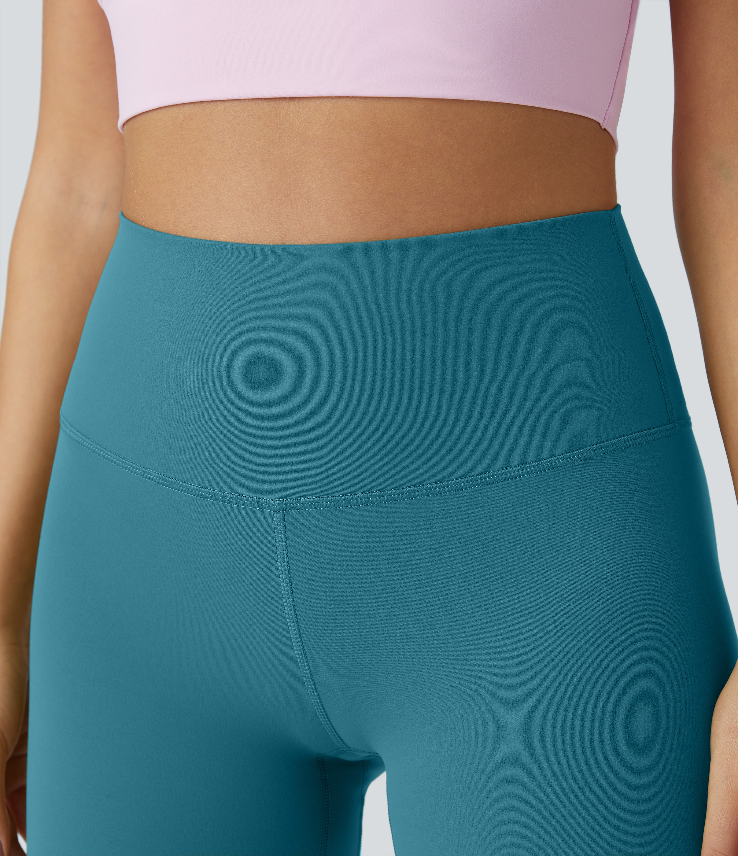 Halara High Waisted Biker Shorts  - Electric Kiss - Teal - L biker shorts women black biker shorts womens biker shorts white biker shorts 