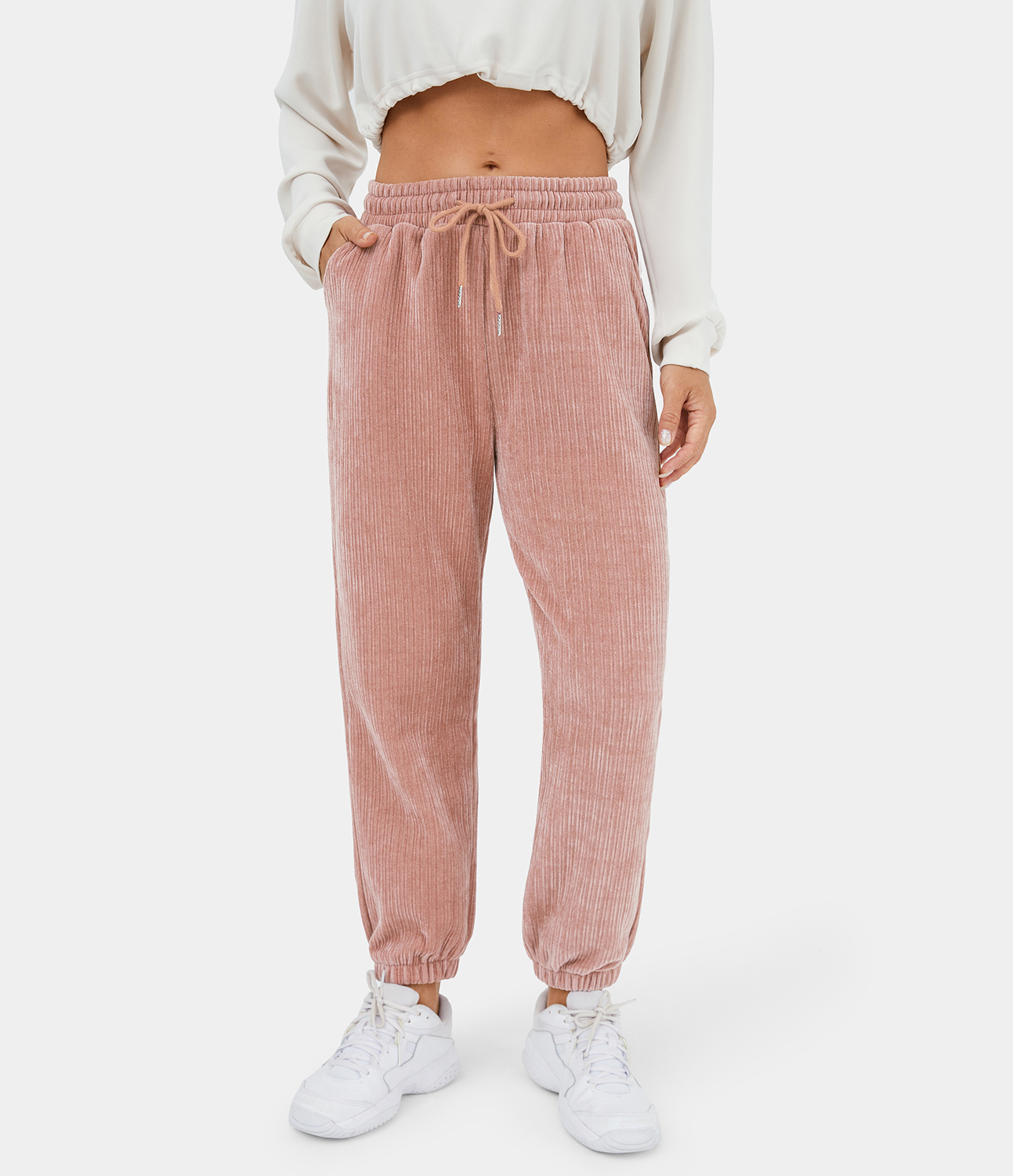 Generisch Cord Shorts Herren - Leichte Sommerhose Mit Kordelzug & Elastischem Bund