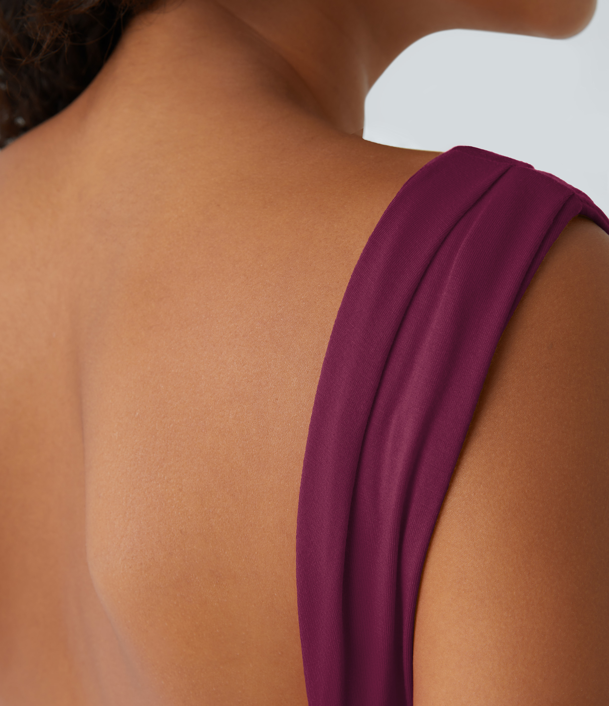 Halara Ruched Backless Tie Back Split Hem Bodycon Mini Casual Dress Casual Dress - Red Violet - M slip dress beach dress ruched dress 
