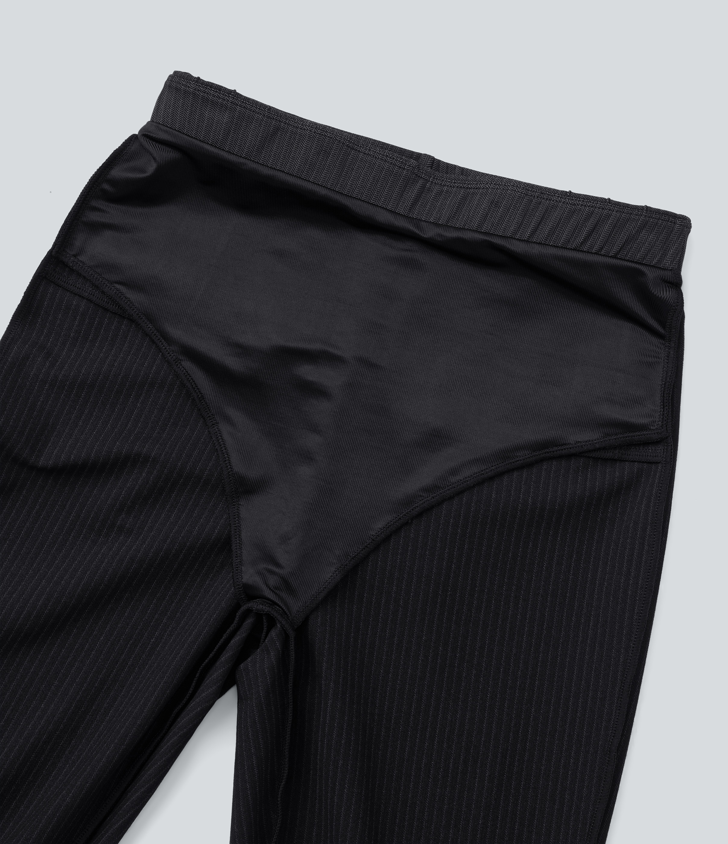 Halara SoCinched High Waisted Tummy Control Decorative Button Back Zipper Pockets Herringbone Work Leggings  - Blue Graphite - M(7/8) 