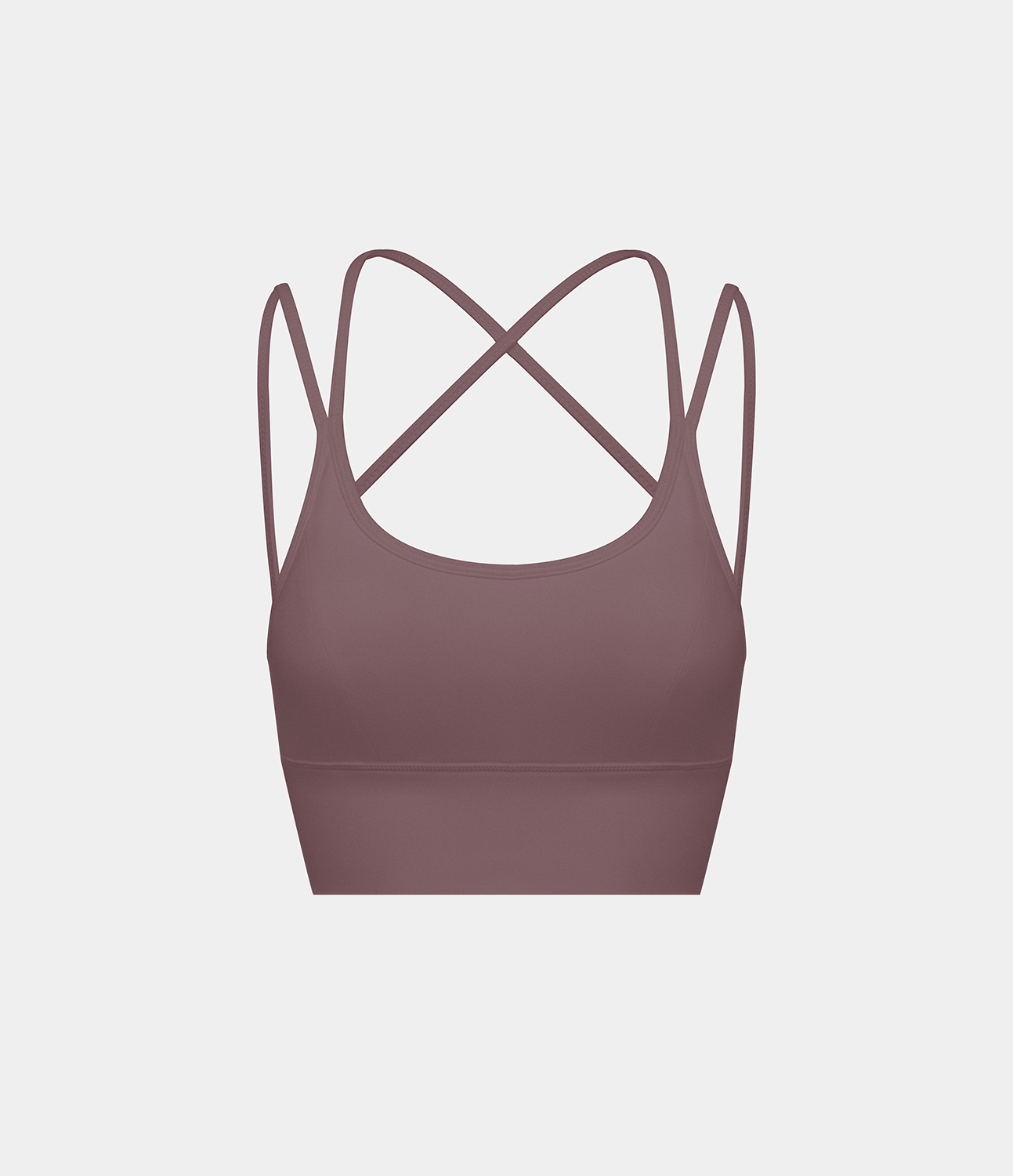 Halara Low Support Crisscross Backless Yoga Sports Bra  - Rose Taupe - M push up bra strapless bra backless bra sticky bra wireless bra 