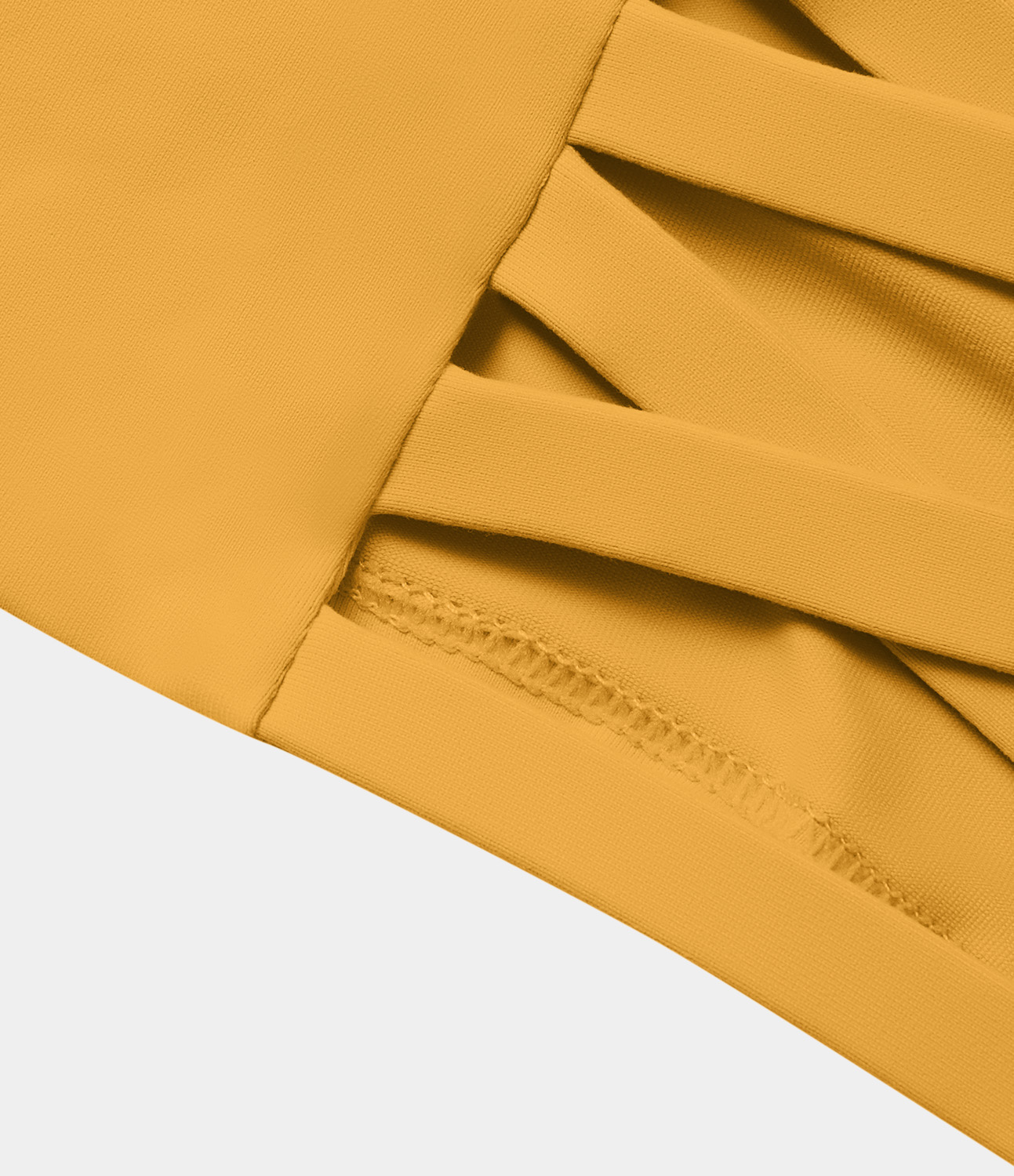 Halara Crisscross Backless Cropped Yoga Tank Top Tank Top - Golden Yellow - M golf tops halter top tunic tops sleeveless tops backless top 