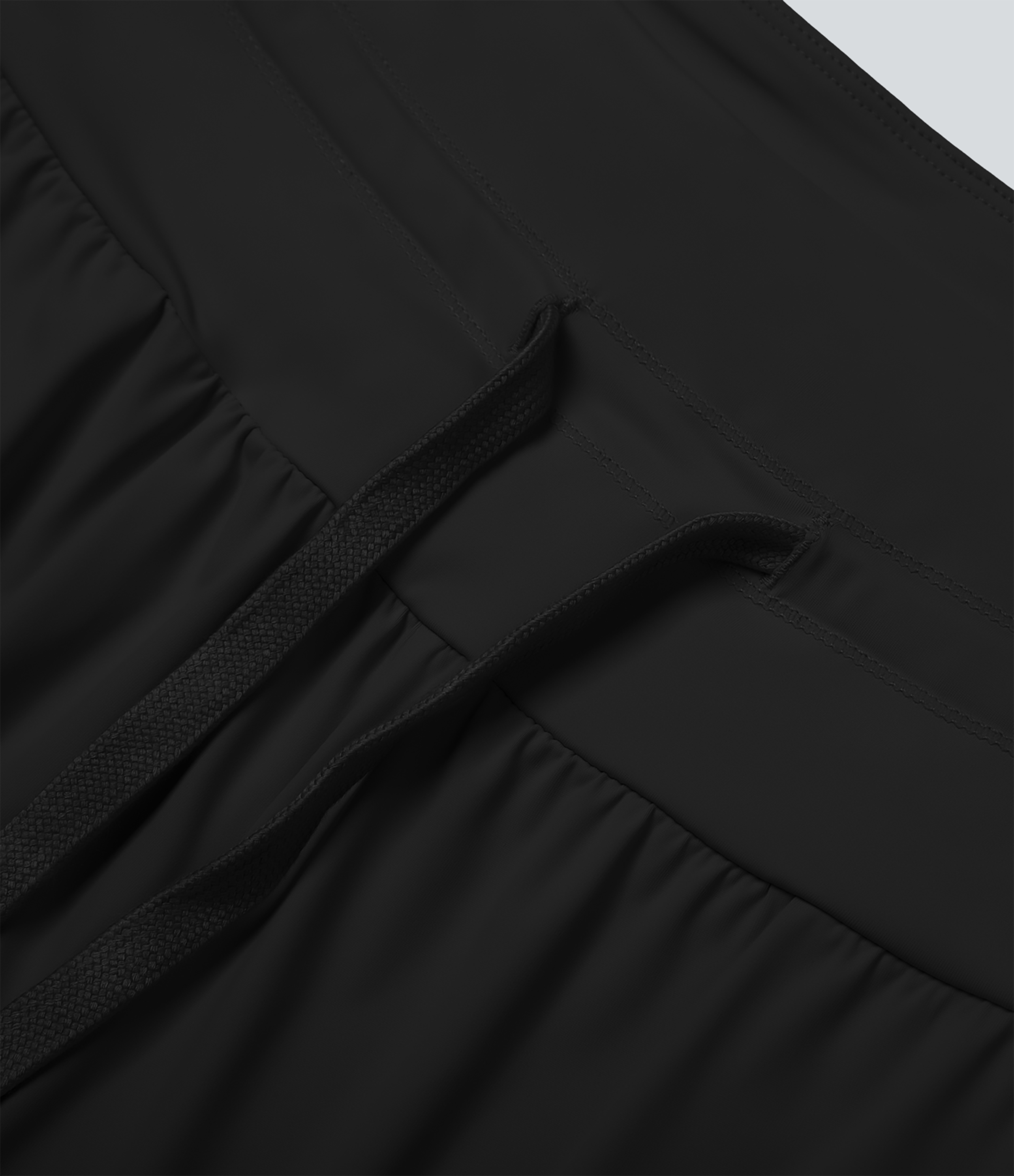 Halara High Waisted Drawstring Side Pocket Wide Leg Casual Pants  - Black - XL(regular) sweatpants jogger pants stacked sweatpants 