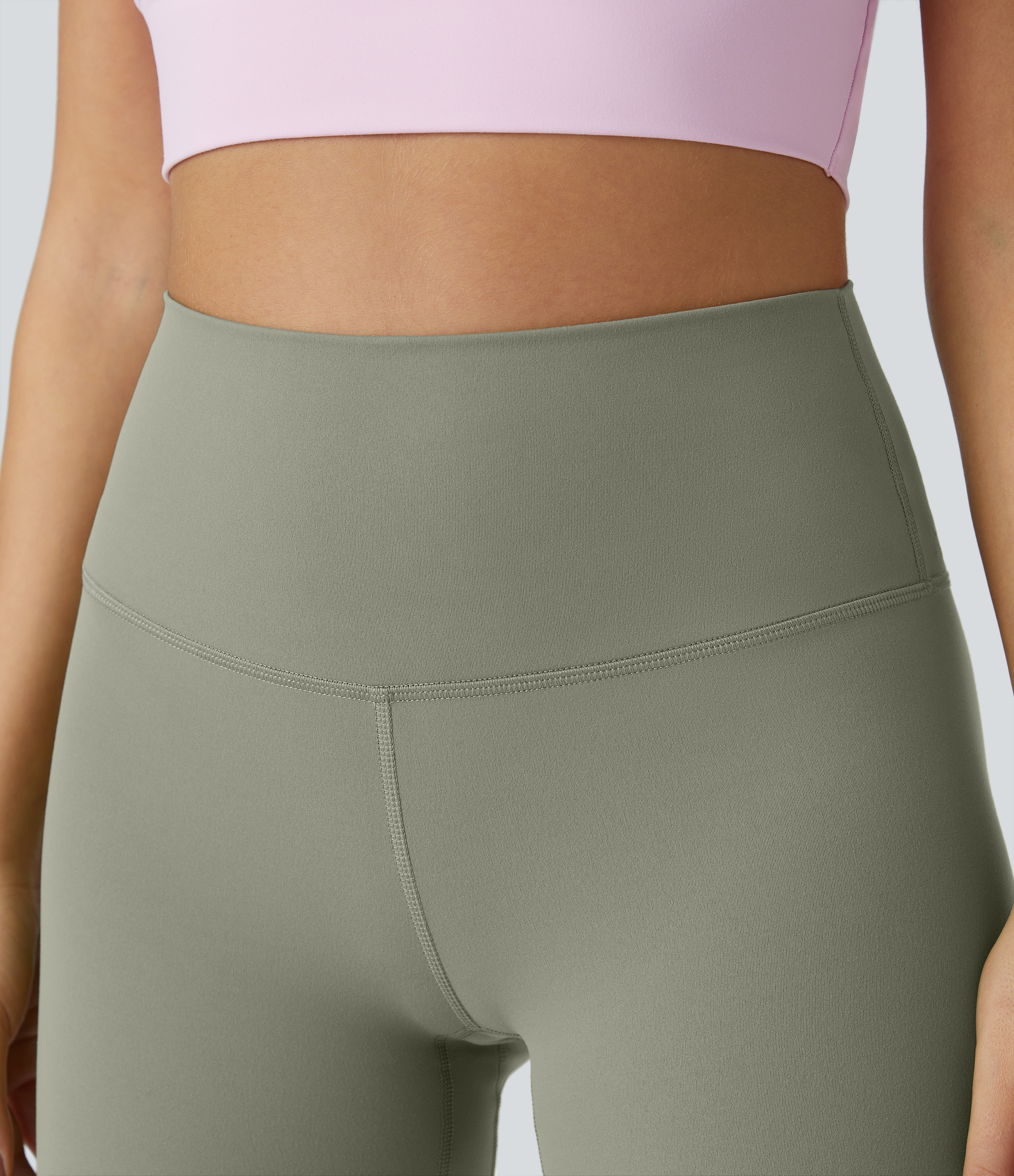 Halara High Waisted Biker Shorts  - Sandy Beach - Light Beige - XS biker shorts women black biker shorts womens biker shorts 