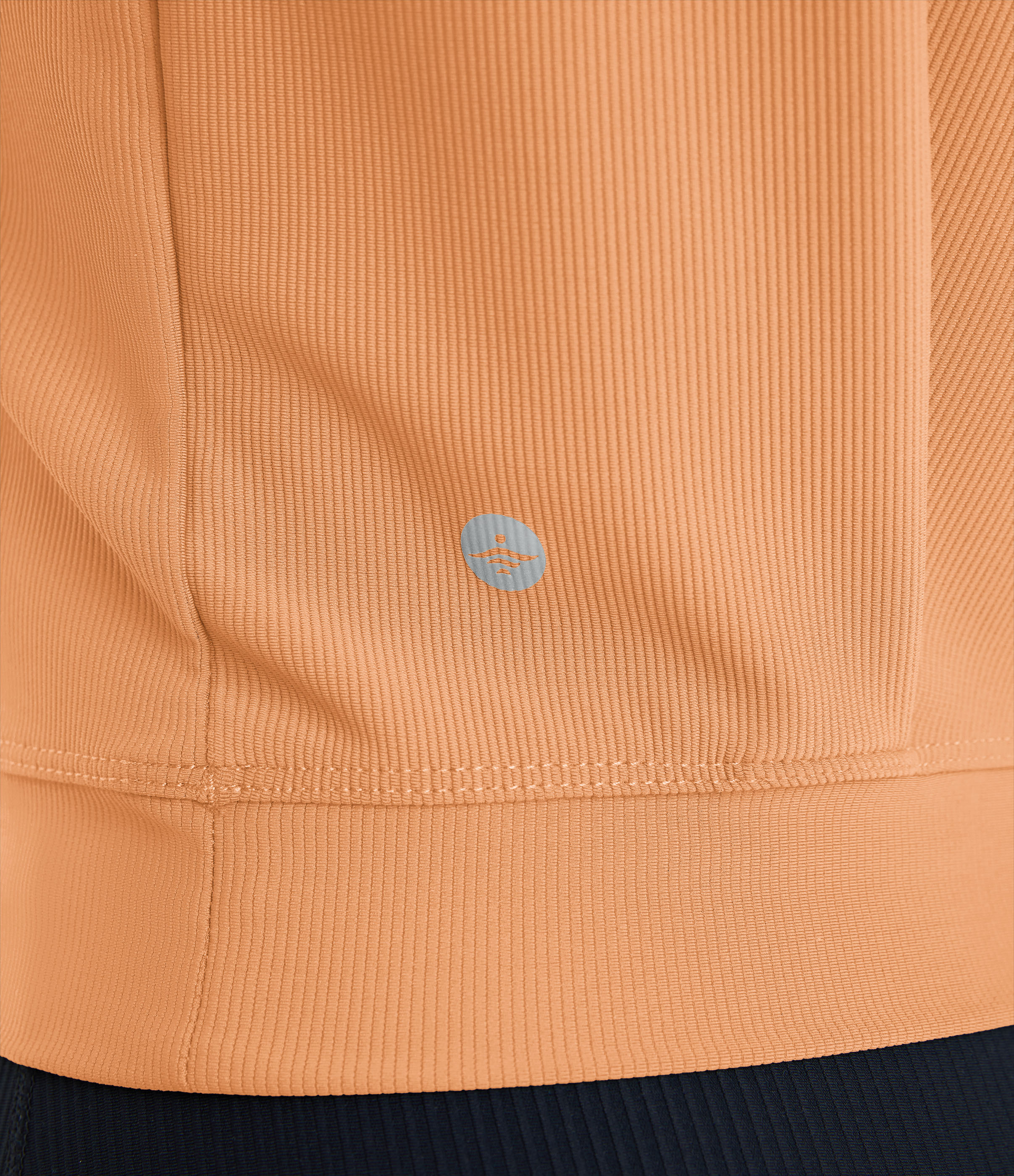 Halara Patitoffв„ў Flow Pet Hair Resistant Crew Neck Sleeveless Cropped Yoga Tank Top Tank Top - Peach Cobbler - XL golf tops halter top 