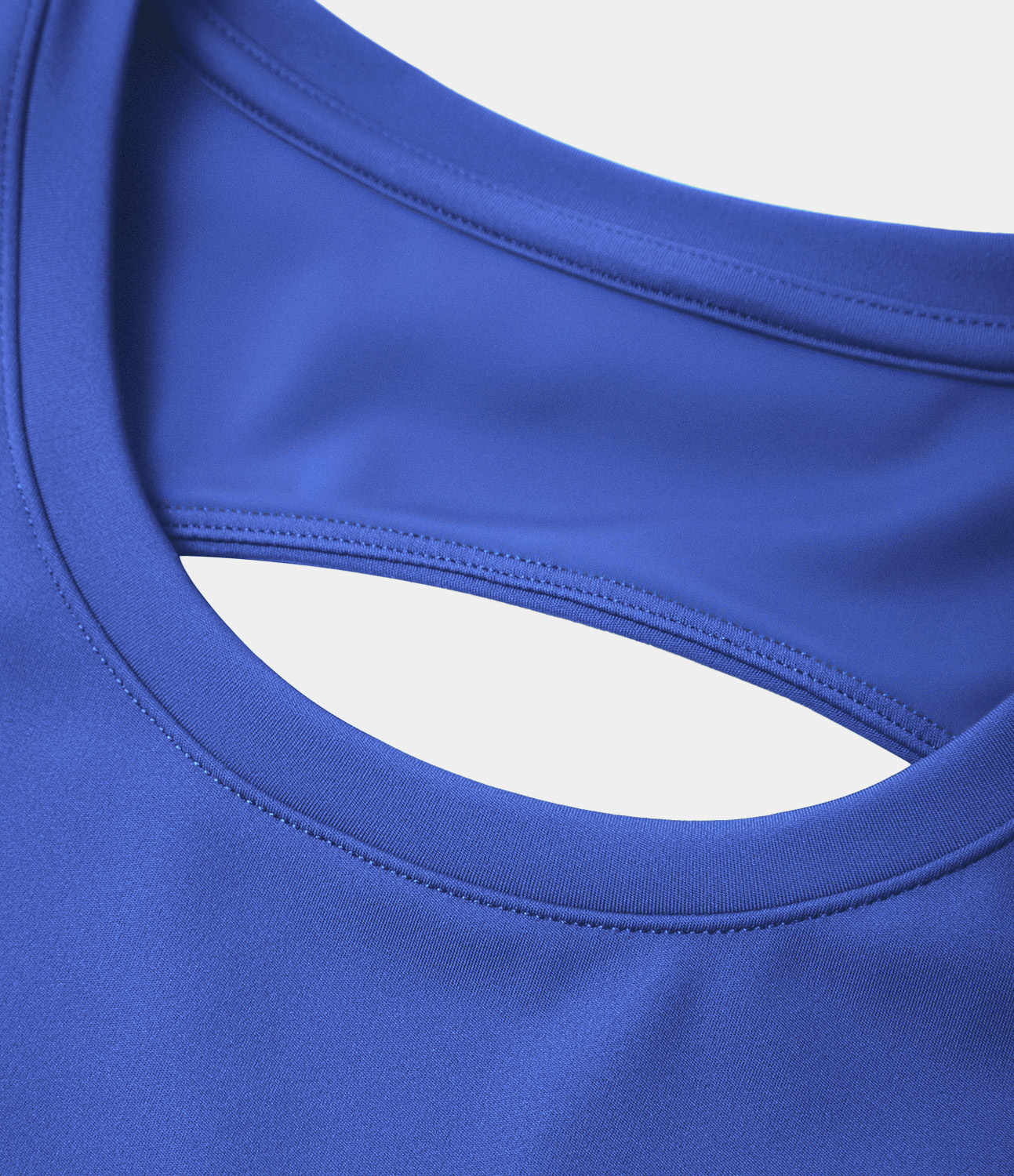 Halara Backless Twisted Cut Out Flare Mini Dance Active Dress Workout Dress - Aster Blue - XL 