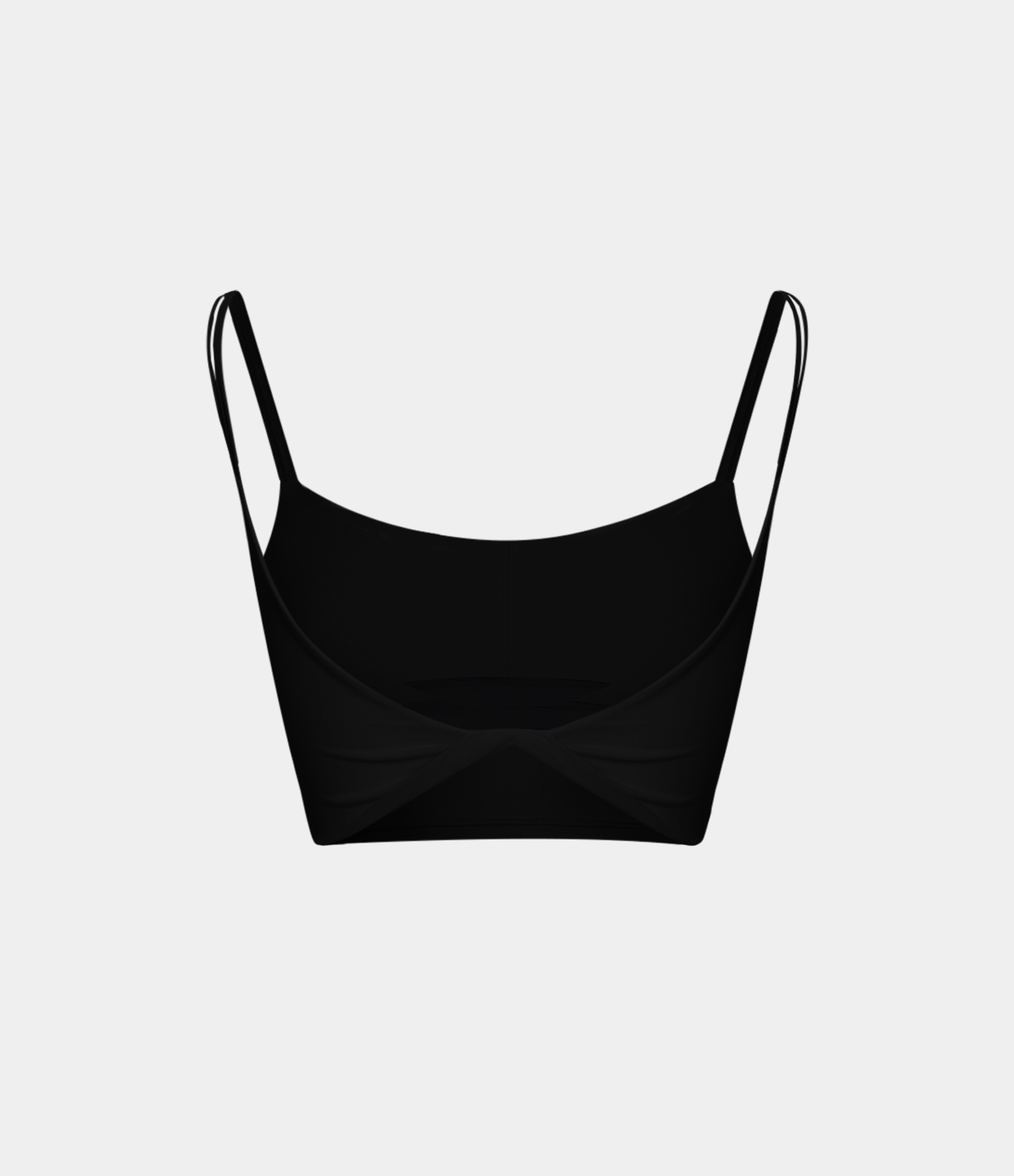 Halara In My Feels Double Straps Backless Twisted Cropped Yoga Tank Top Tank Top - Black - XL golf tops halter top tunic tops sleeveless tops 