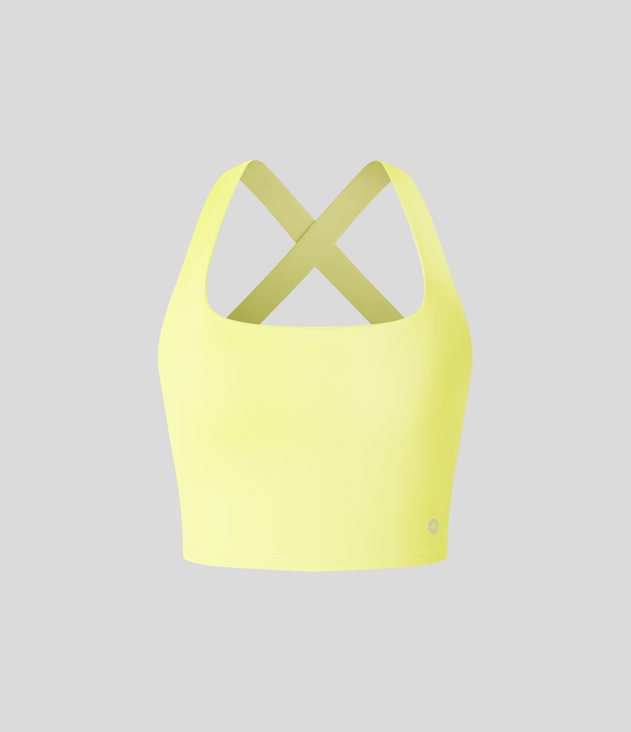 Halara Softlyzeroв„ў Airy Square Neck Backless Crisscross Cropped Cool Touch Yoga Tank Top-UPF50+ Tank Top - Charlock - M golf tops halter top 