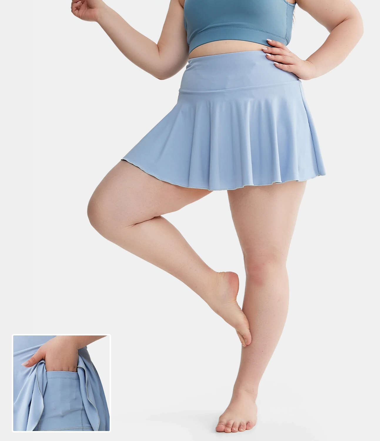 Women's Everyday Cloudful® Air 2in1 Tennis Plus Size SkirtMarvelous