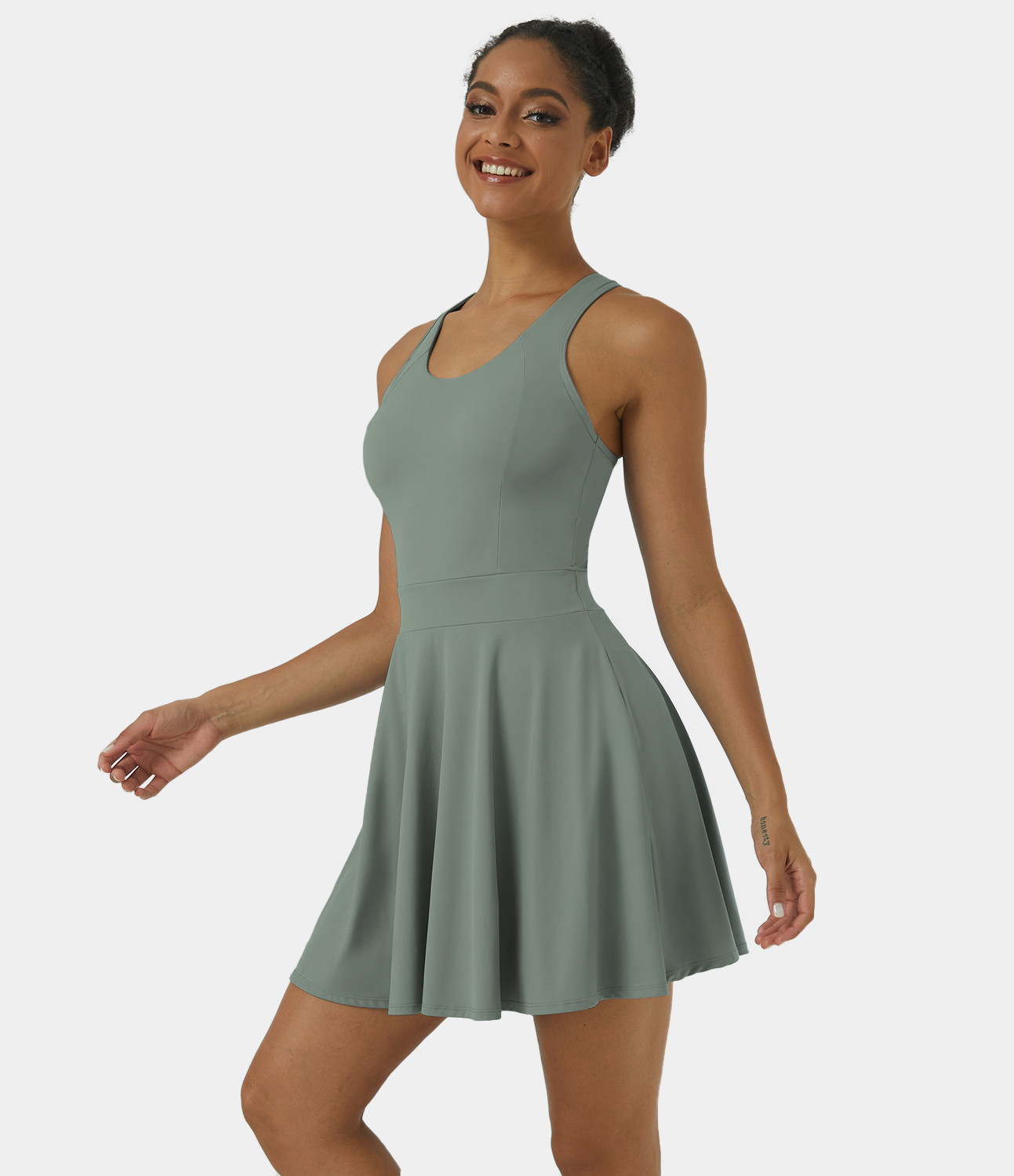 Women's Everyday Backless Activity DressNew ClassicNo Liner Shorts