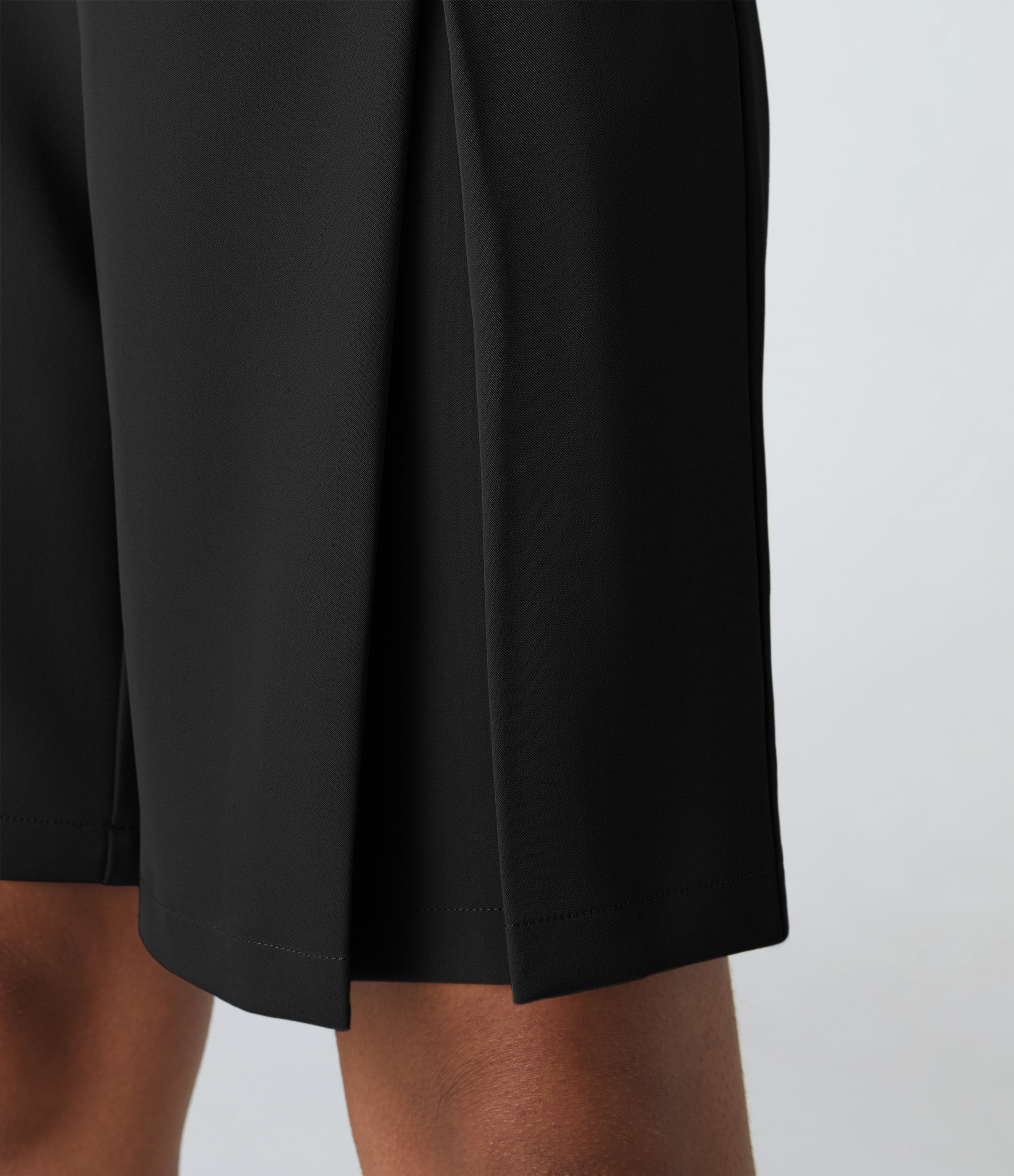 Halara High Waisted Side Pocket Bermuda Casual Shorts  - Black - XL 