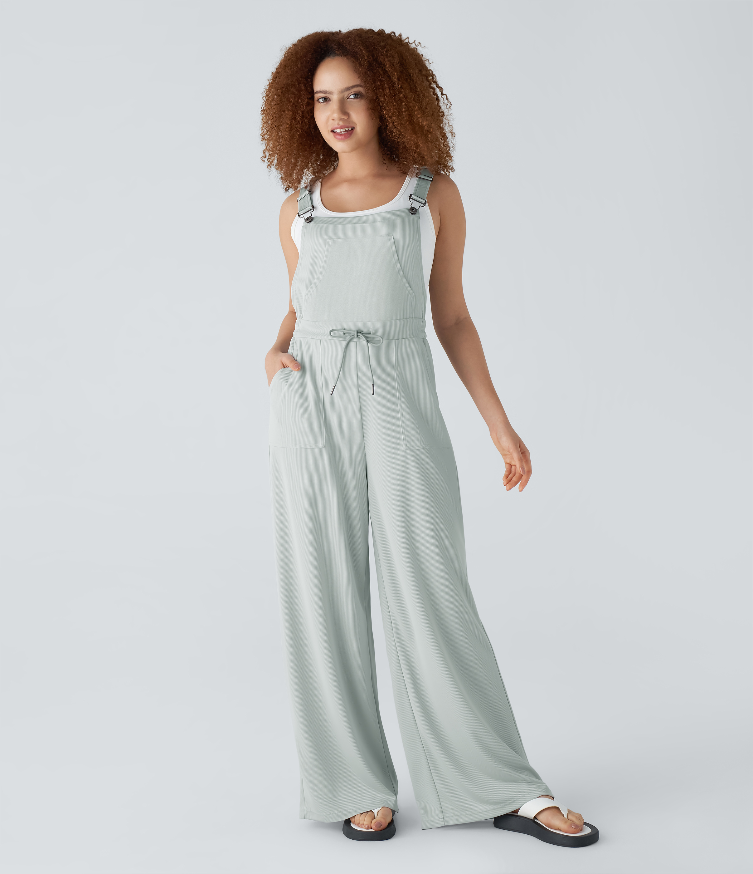 Damen Overall Aus Kordsamt - Ärmellos Mit Verstellbaren Trägern