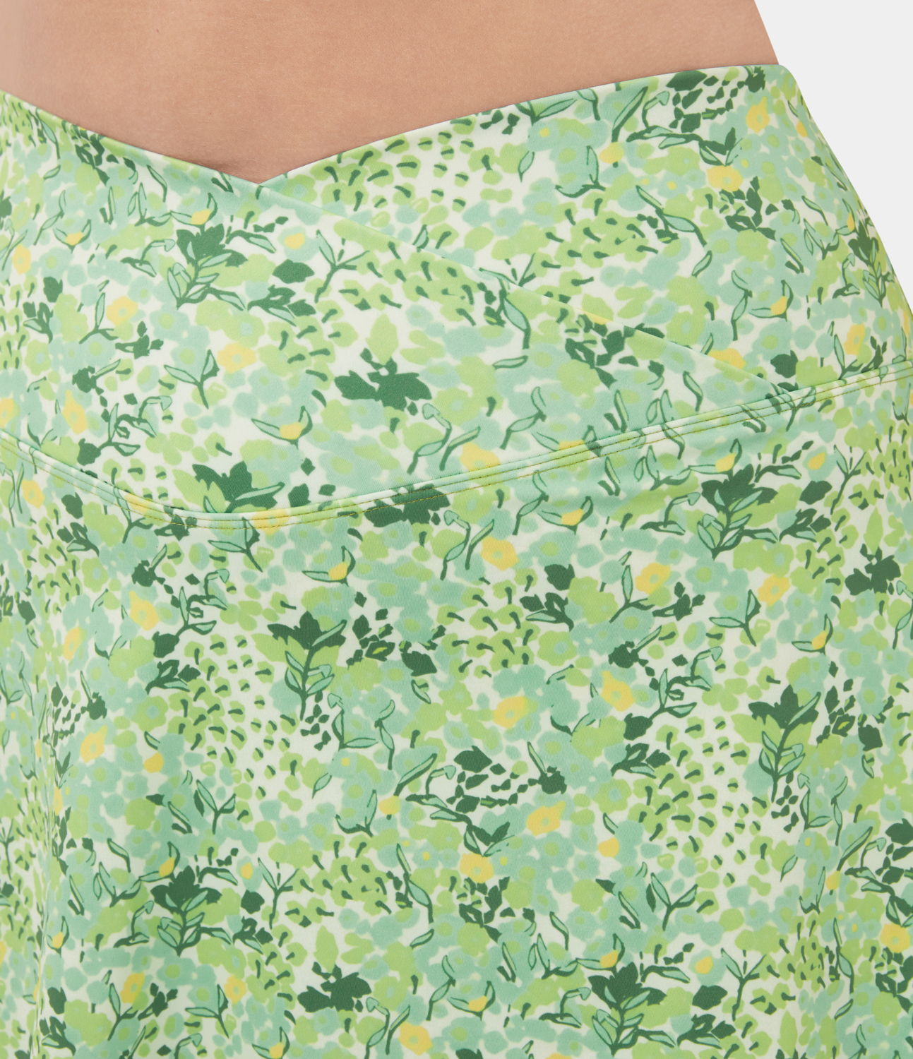 Halara Everyday Crossover Side Pocket 2-in-1 Plus Size Tennis Skirt-Lucid  - Weekend at the Lake - 1X 