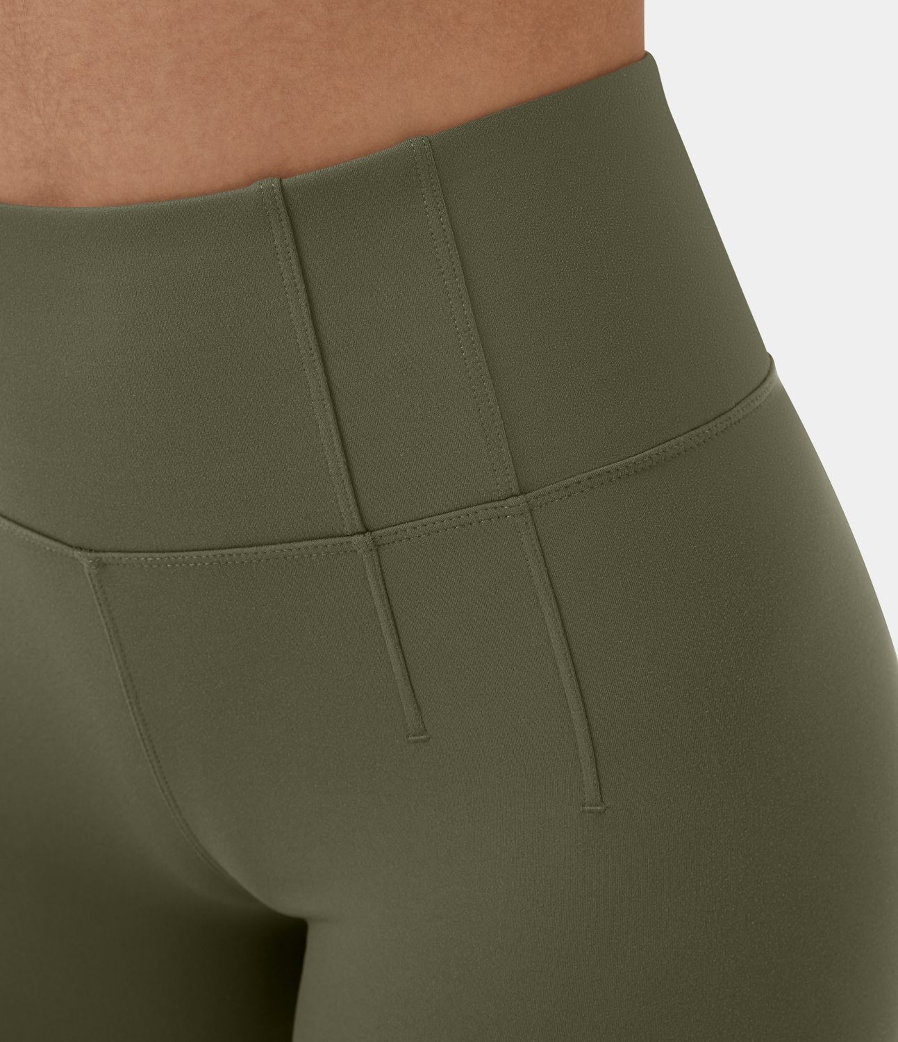 Halara Softlyzeroв„ў Plush High Waisted Plain Yoga Biker Shorts 5``  - Grass Grey Green - XL biker shorts women black biker shorts 