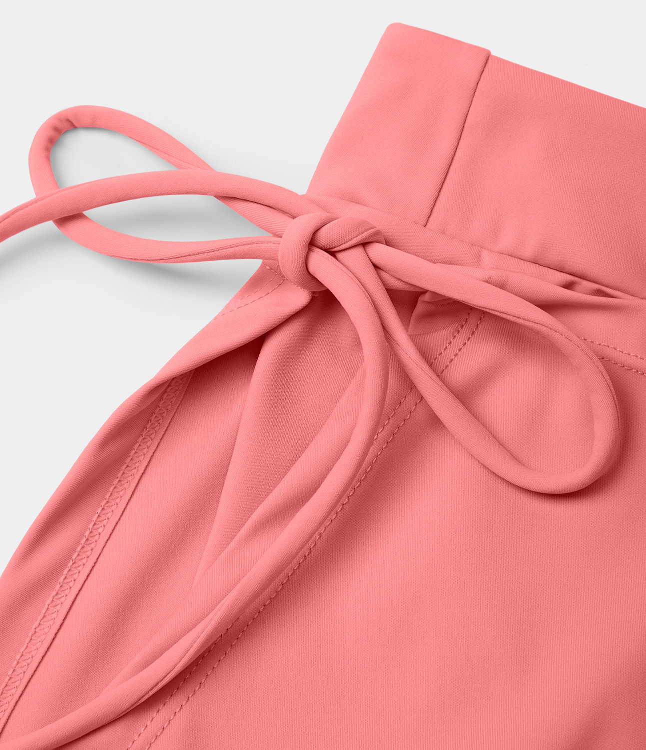 Halara Everyday Softlyzeroв„ў Airy Mid Rise Tie Side A Line 2-in-1 Side Pocket Mini Cool Touch Skirt-UPF50+  - Shell Pink - XS 