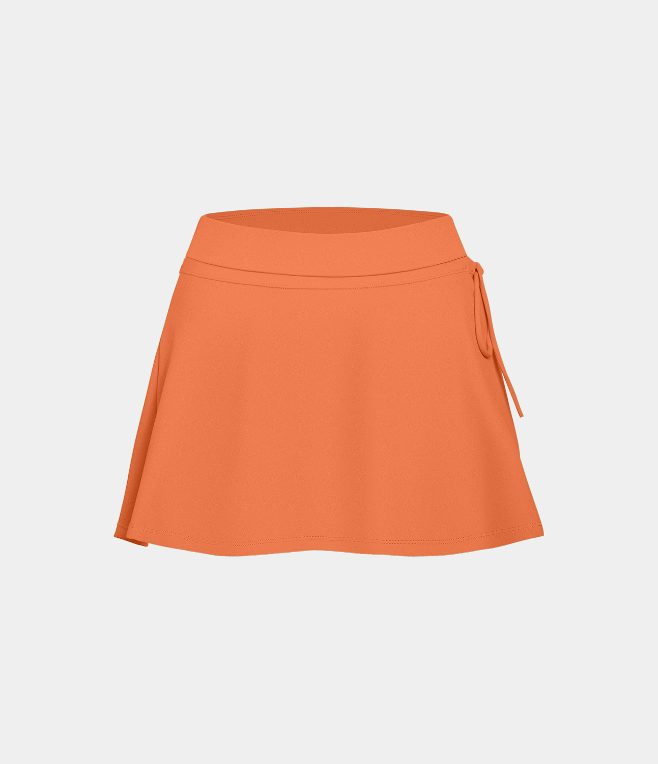 Halara Everyday Softlyzeroв„ў Airy Mid Rise Tie Side A Line 2-in-1 Side Pocket Mini Cool Touch Skirt-UPF50+  - Blush Orange - XS 
