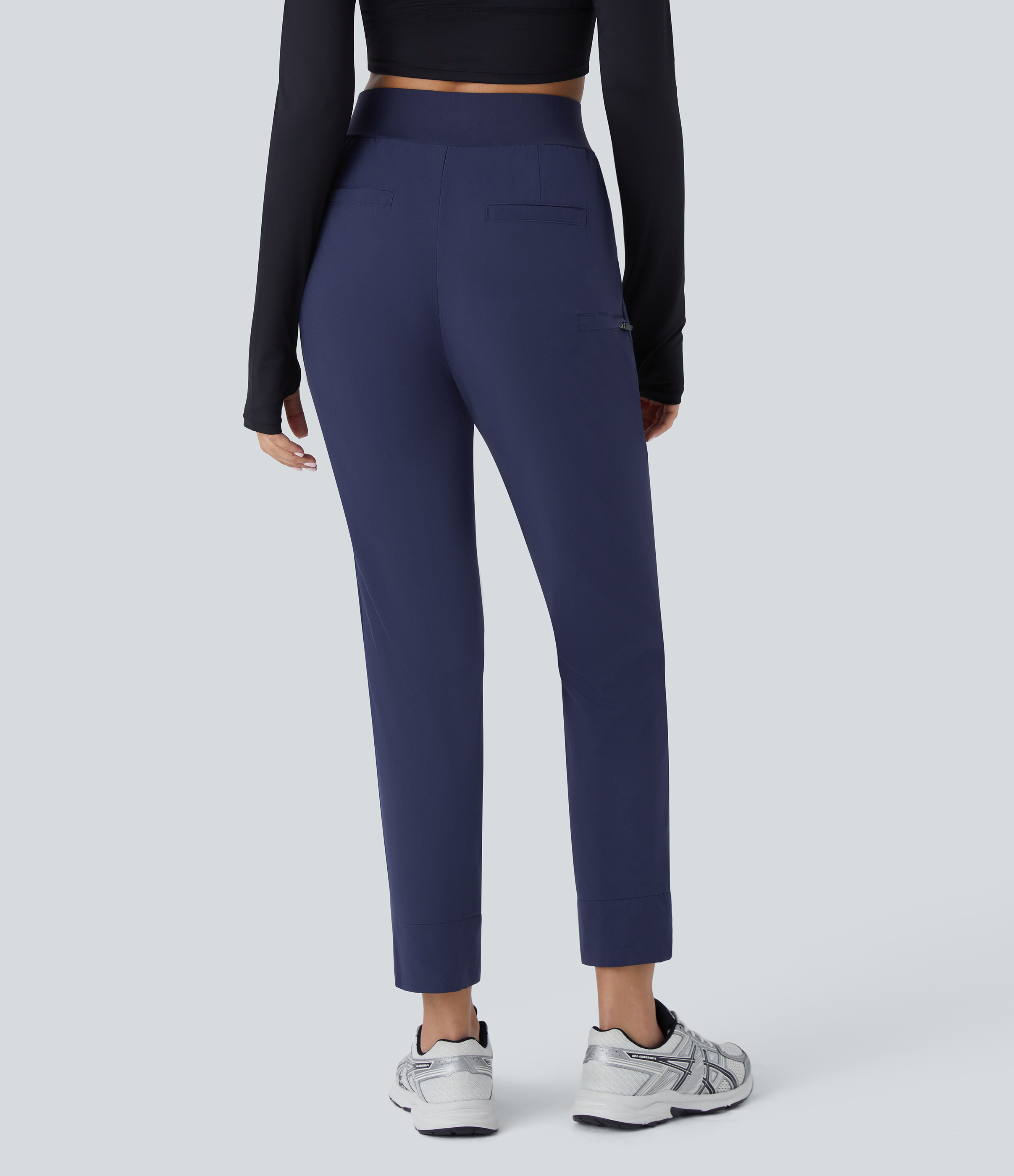 Halara Breezefulв„ў High Waisted Side Zipper Pocket Quick Dry Hiking Joggers  - Patriot Blue - XS(regular) 