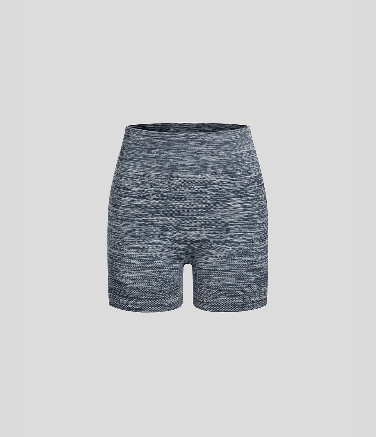 Halara Seamless Flow High Waisted Butt Lifting Ruched Deep Dye Yoga Biker Shorts 3.5``  - Dark Blue Texture - M biker shorts women 
